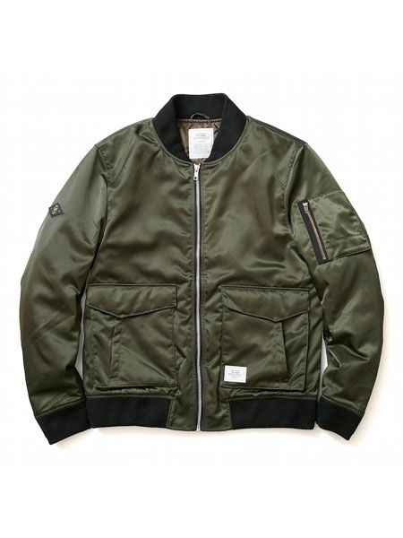 CRIMIE - MA1 FLIGHT JACKET / フライトジャケット (KHAKI) | SKANDA