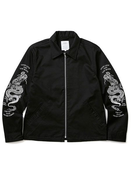 CRIMIE - CHINO JACKET / チノジャケット (BLACK) | SKANDA