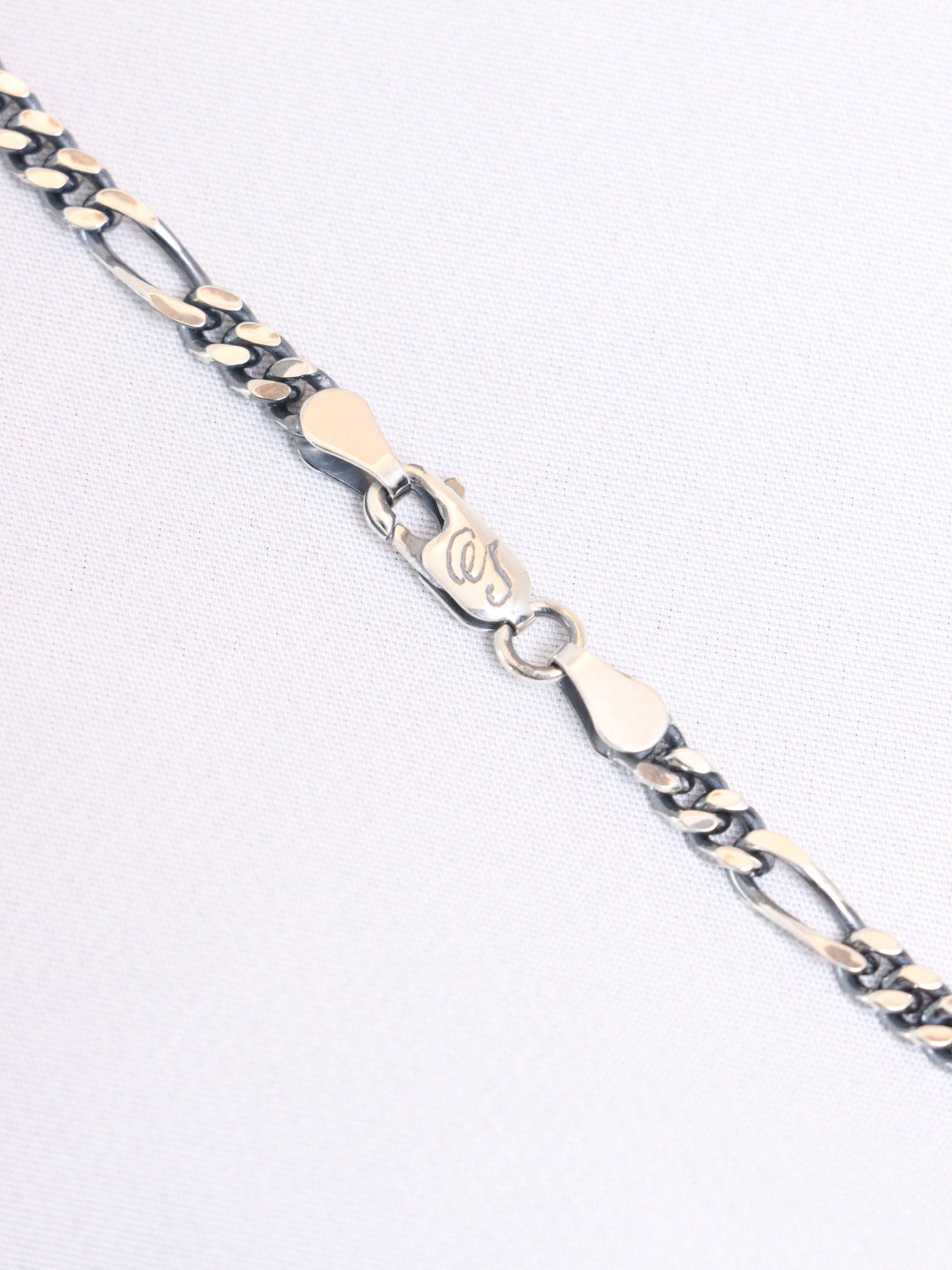 FIGRO CHAIN 50cm  (厚み 約1.9mm , 幅約4mm) (SILVER925)