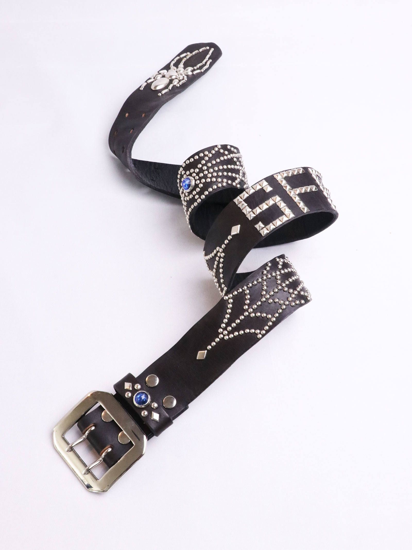 【SKANDA別注モデル】SPIDERNET "SFFS" BLT スパイダーネットベルト (BLACK x SILVER) (BLUE)