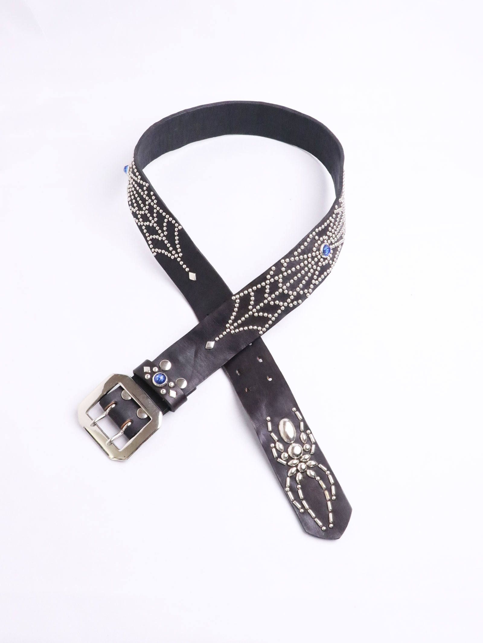 【SKANDA別注モデル】SPIDERNET "SFFS" BLT スパイダーネットベルト (BLACK x SILVER) (BLUE)