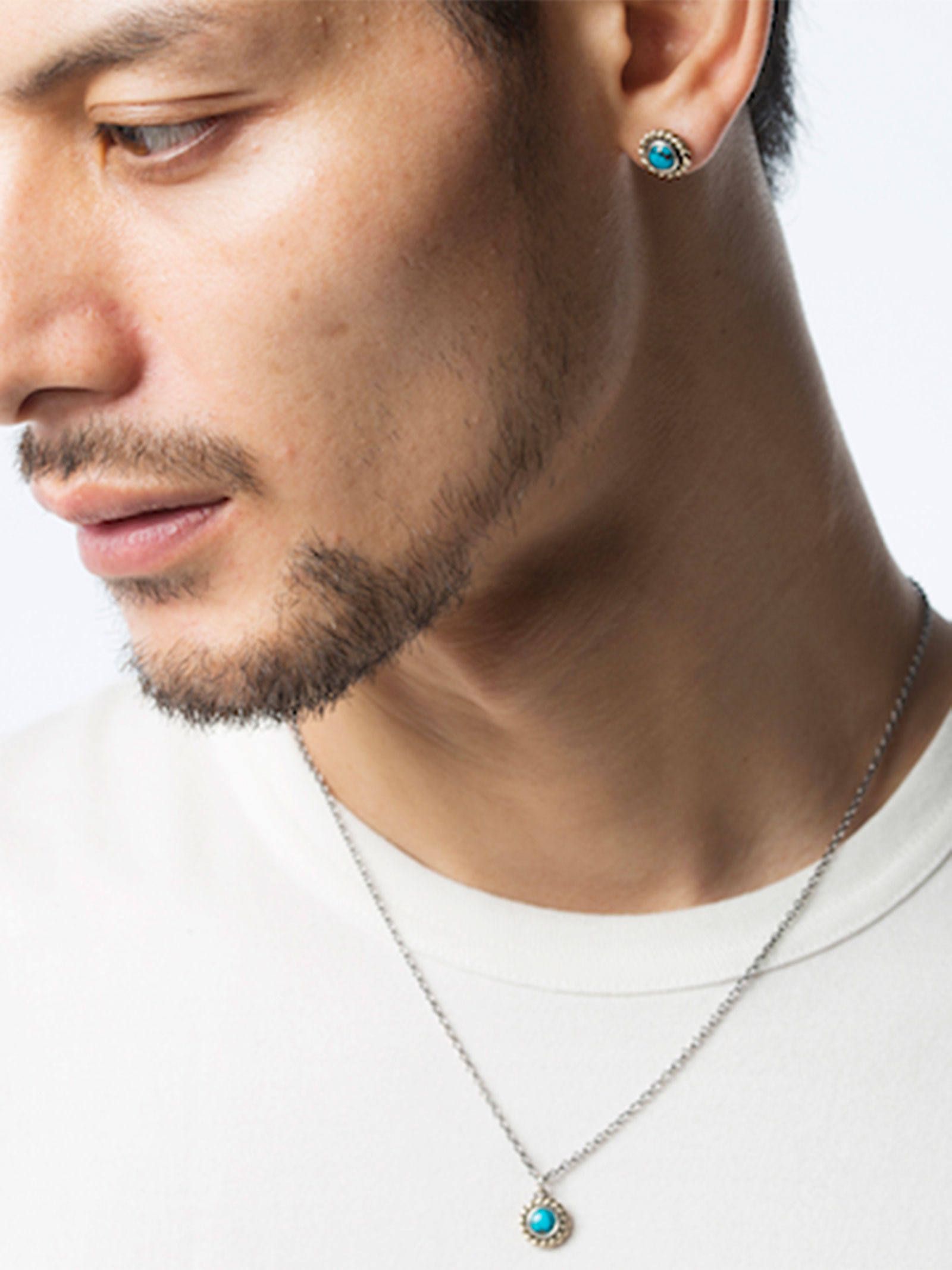 CRIMIE - G & G TURQUOISE PIERCE (SILVER) | SKANDA