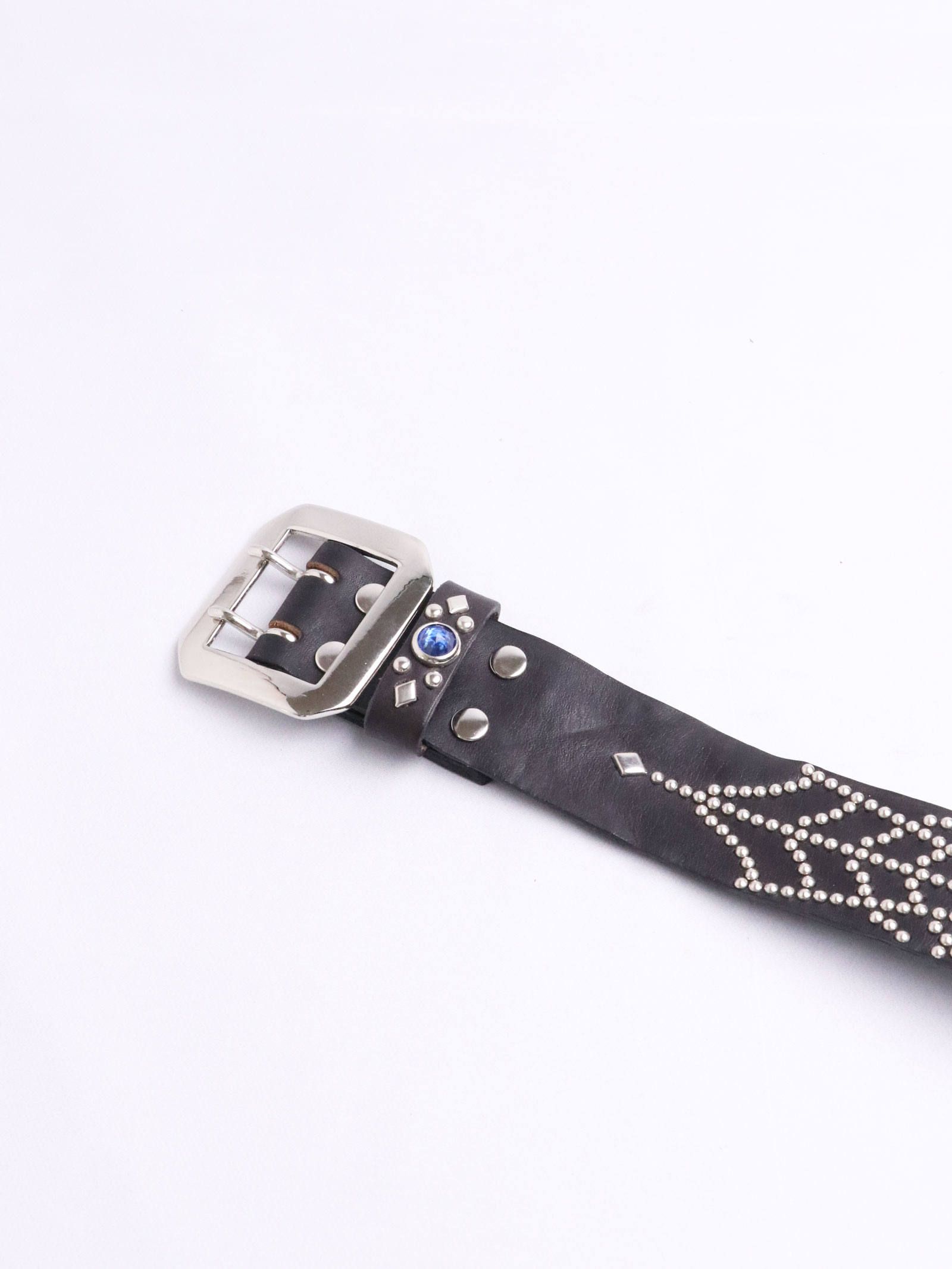 【SKANDA別注モデル】SPIDERNET "SFFS" BLT スパイダーネットベルト (BLACK x SILVER) (BLUE)