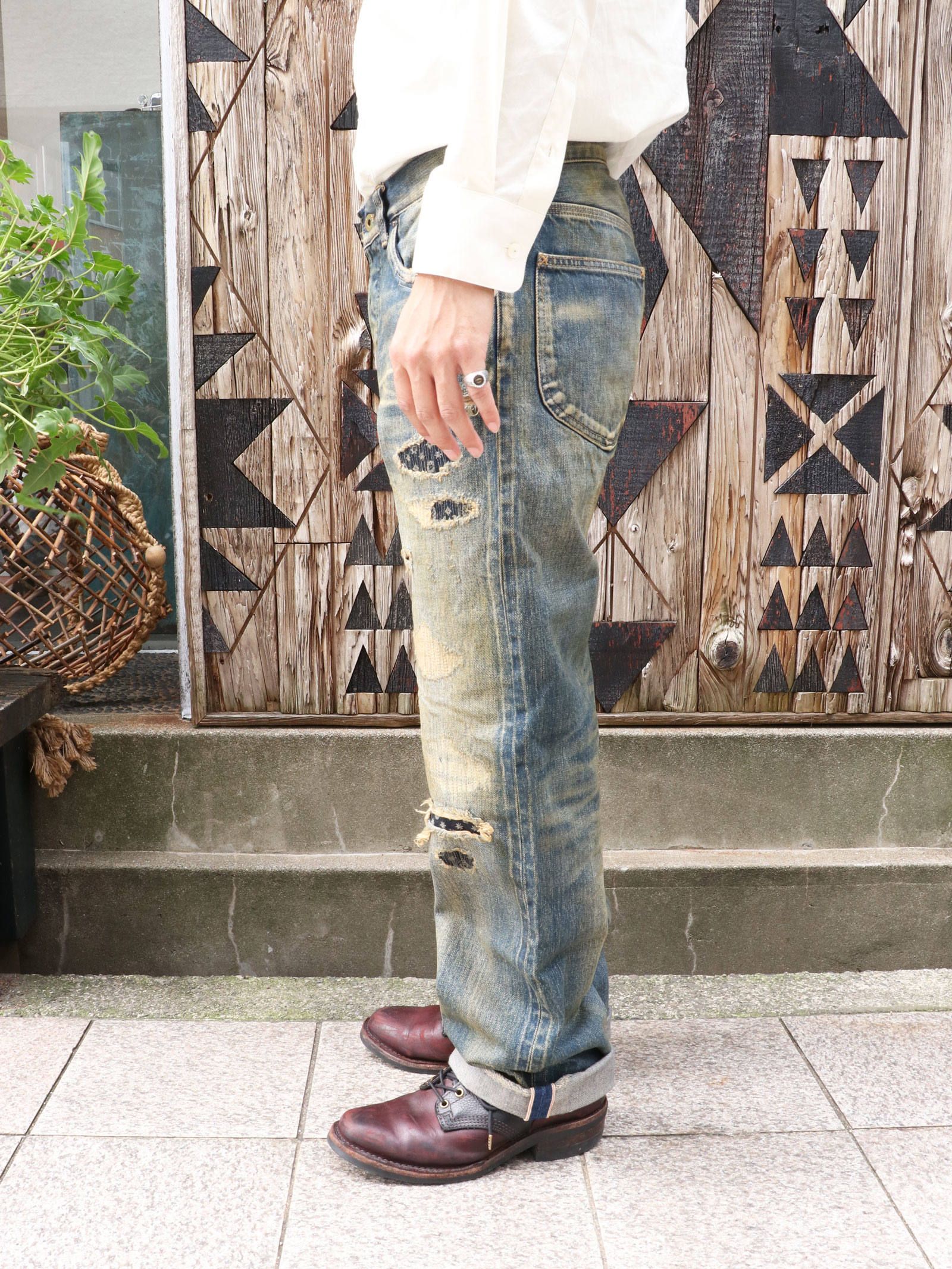 BY GLADHAND - GLADDEN DENIM PANTS TYPE-1 