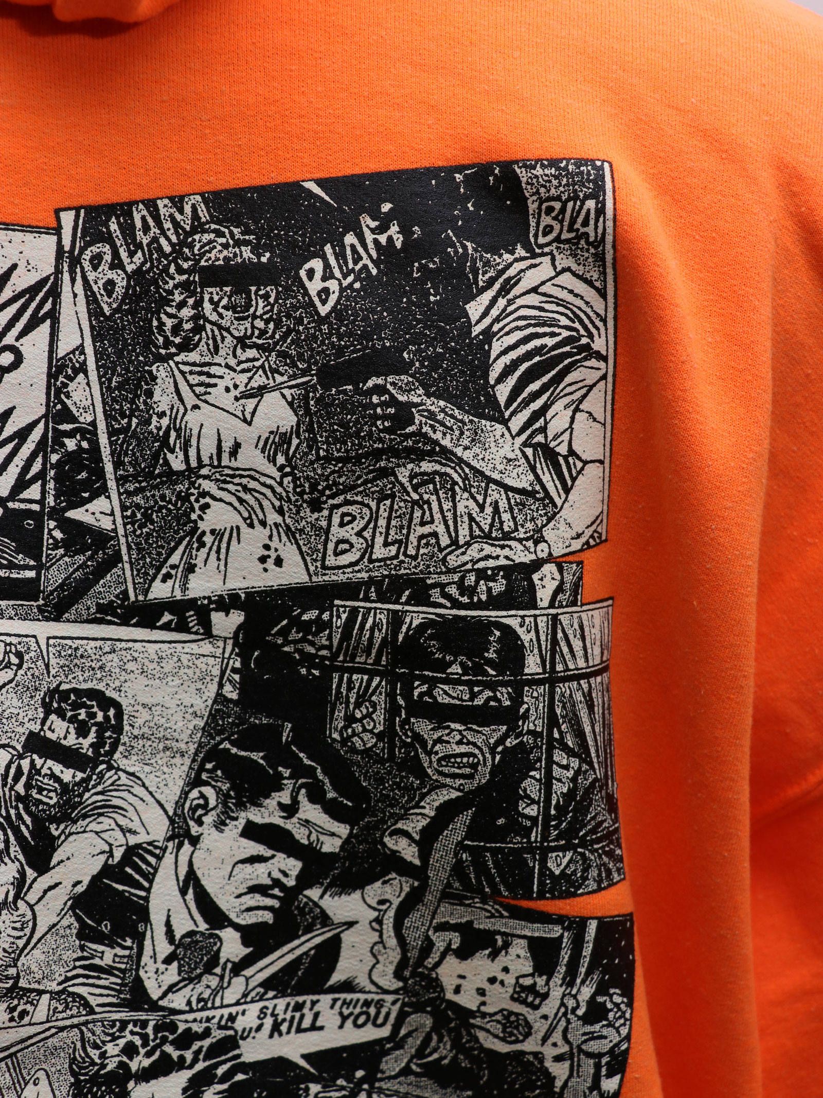 BOUNTY HUNTER - BxH VIOLENCE HATE PULLOVER PK (SAFETYORANGE