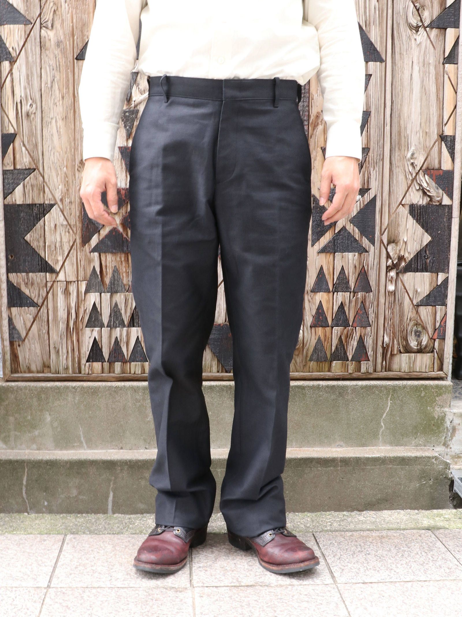 BY GLADHAND - GLANDAD-PANTS(BLACK) / グランダッドパンツ