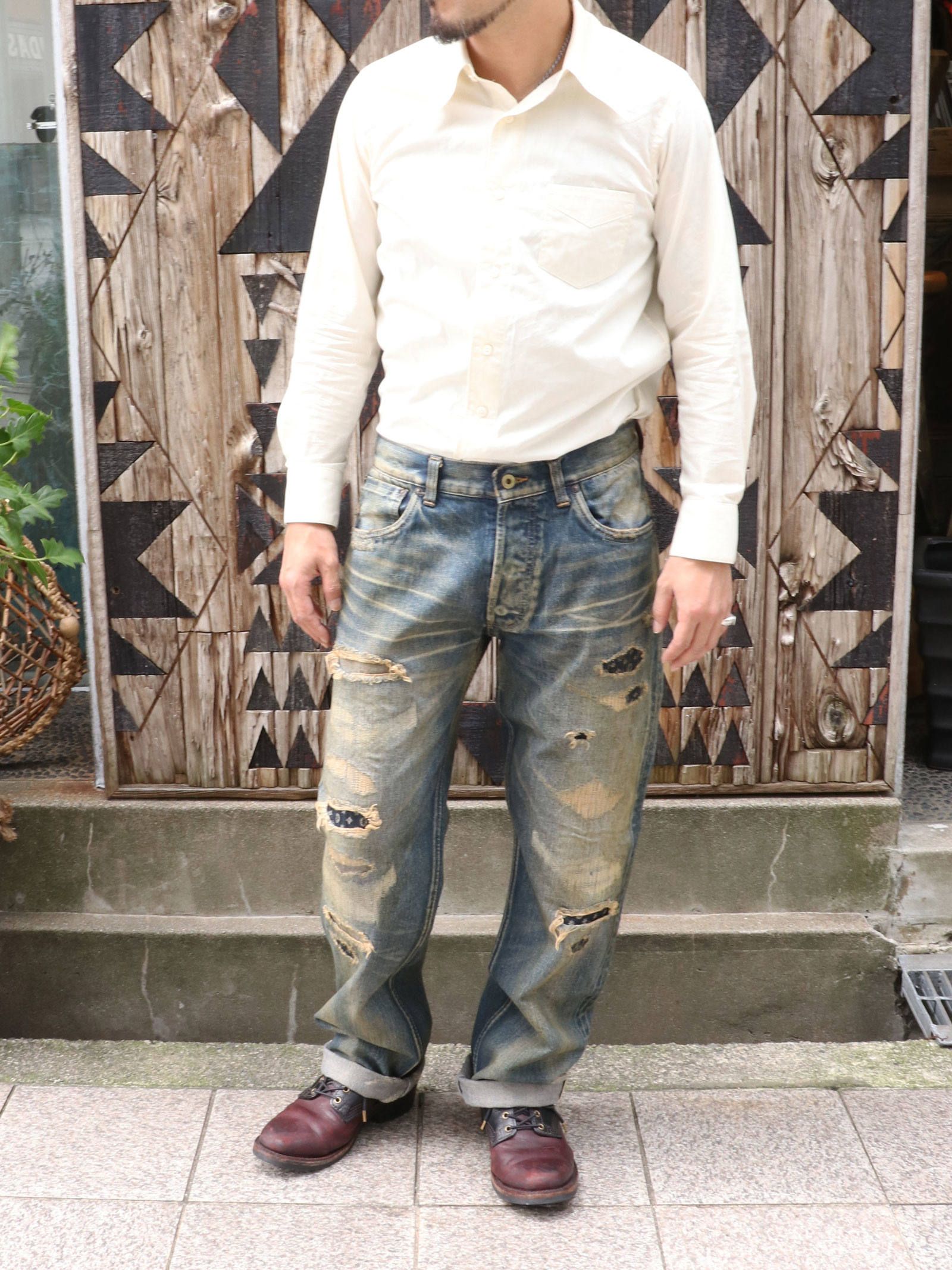 BY GLADHAND - GLADDEN DENIM PANTS TYPE-1 