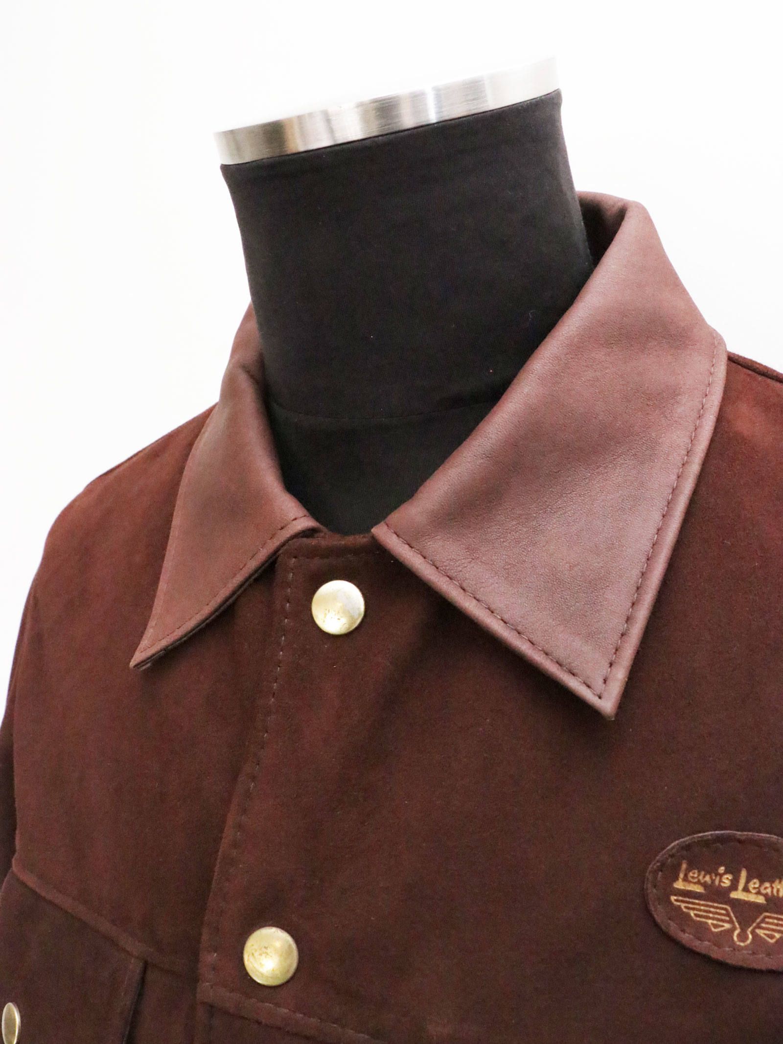 Lewis Leathers - 【受注オーダー】ウエスタンジャケット / #988 WESTERN JACKET (BROWN SUEDE) |  SKANDA