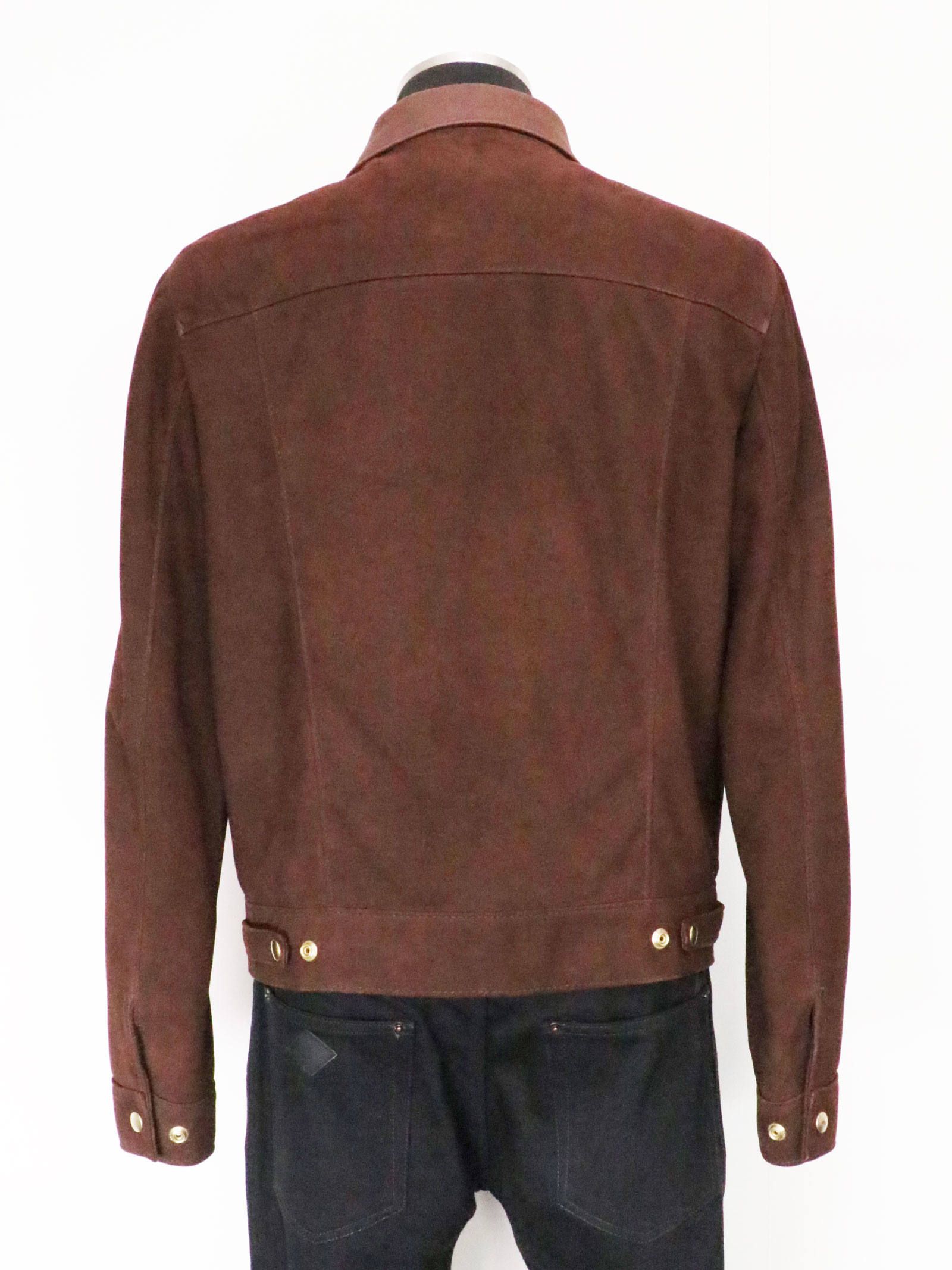 Lewis Leathers - #988 WESTERN JACKET (BROWN SUEDE) | SKANDA