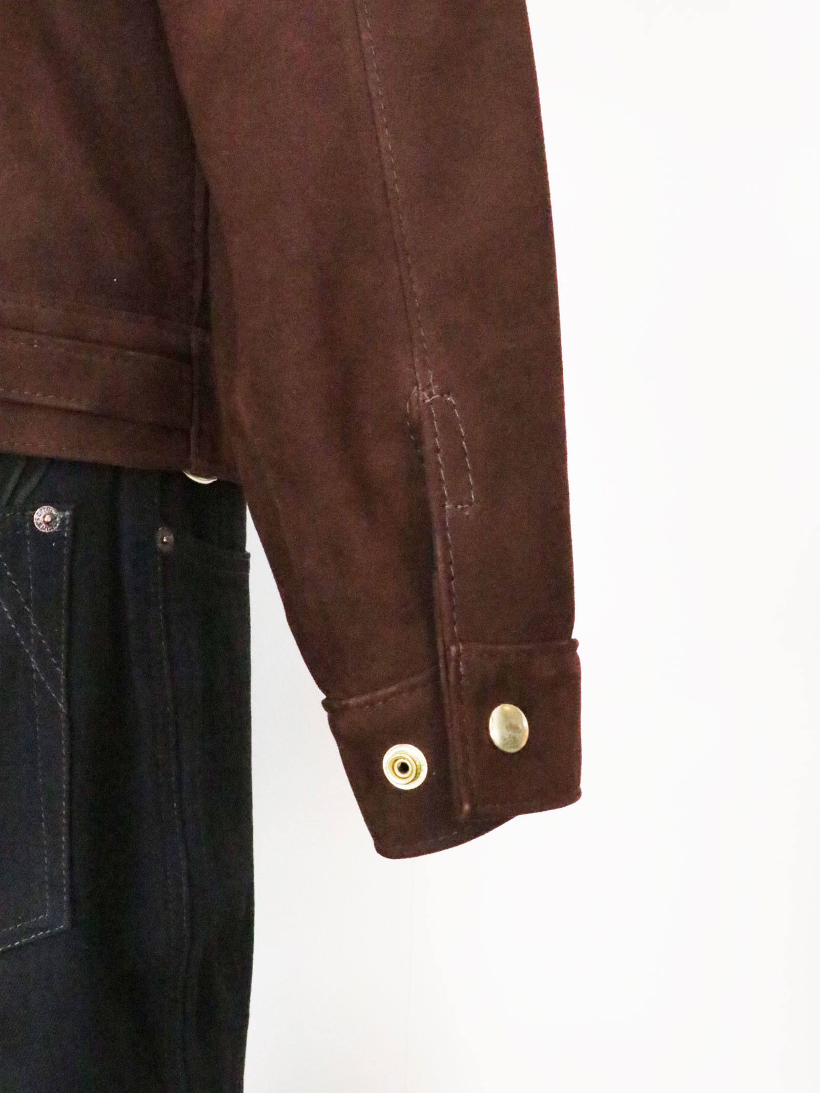 【受注オーダー】ウエスタンジャケット / #988 WESTERN JACKET (BROWN SUEDE)