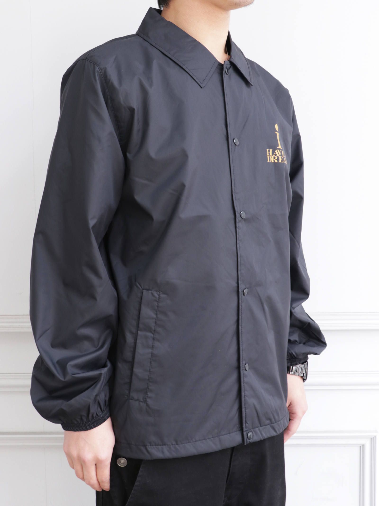 ナイロンコーチジャケット(O.L.A.W)(ブラック) / NYLON COACH JAKECT (BLACK)