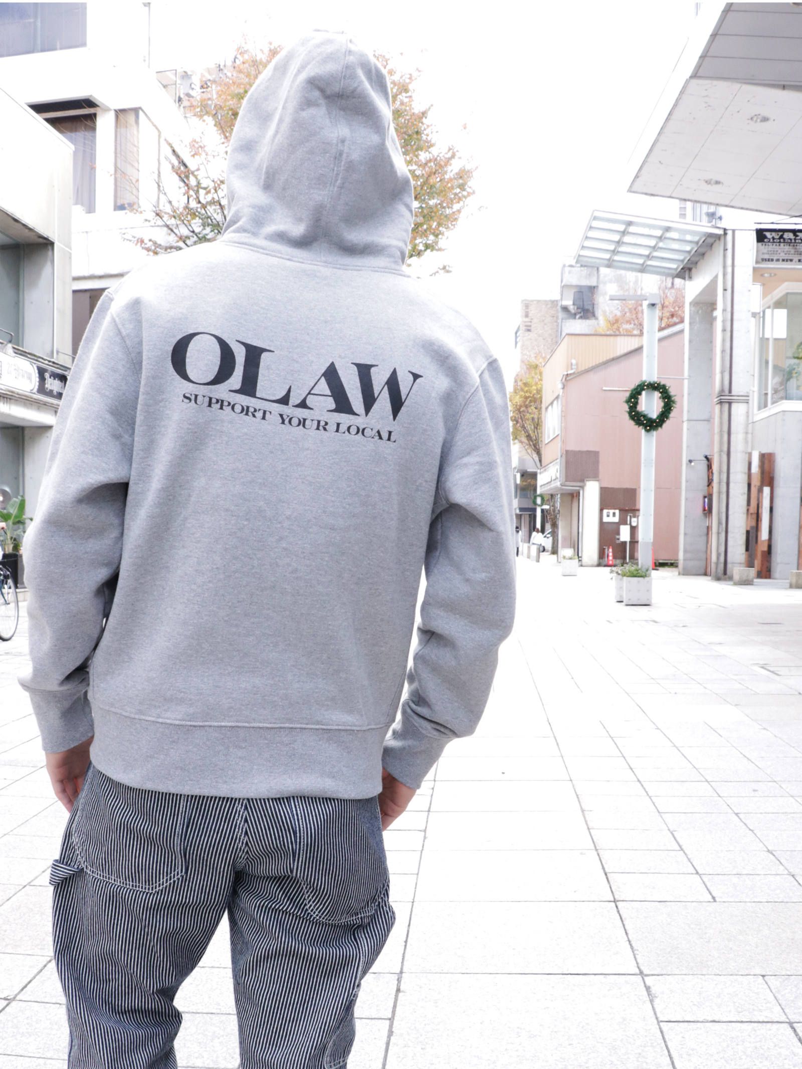 ジップアップパーカー(O.L.A.W)(グレー) / ZIPUP PARKA (GRAY)