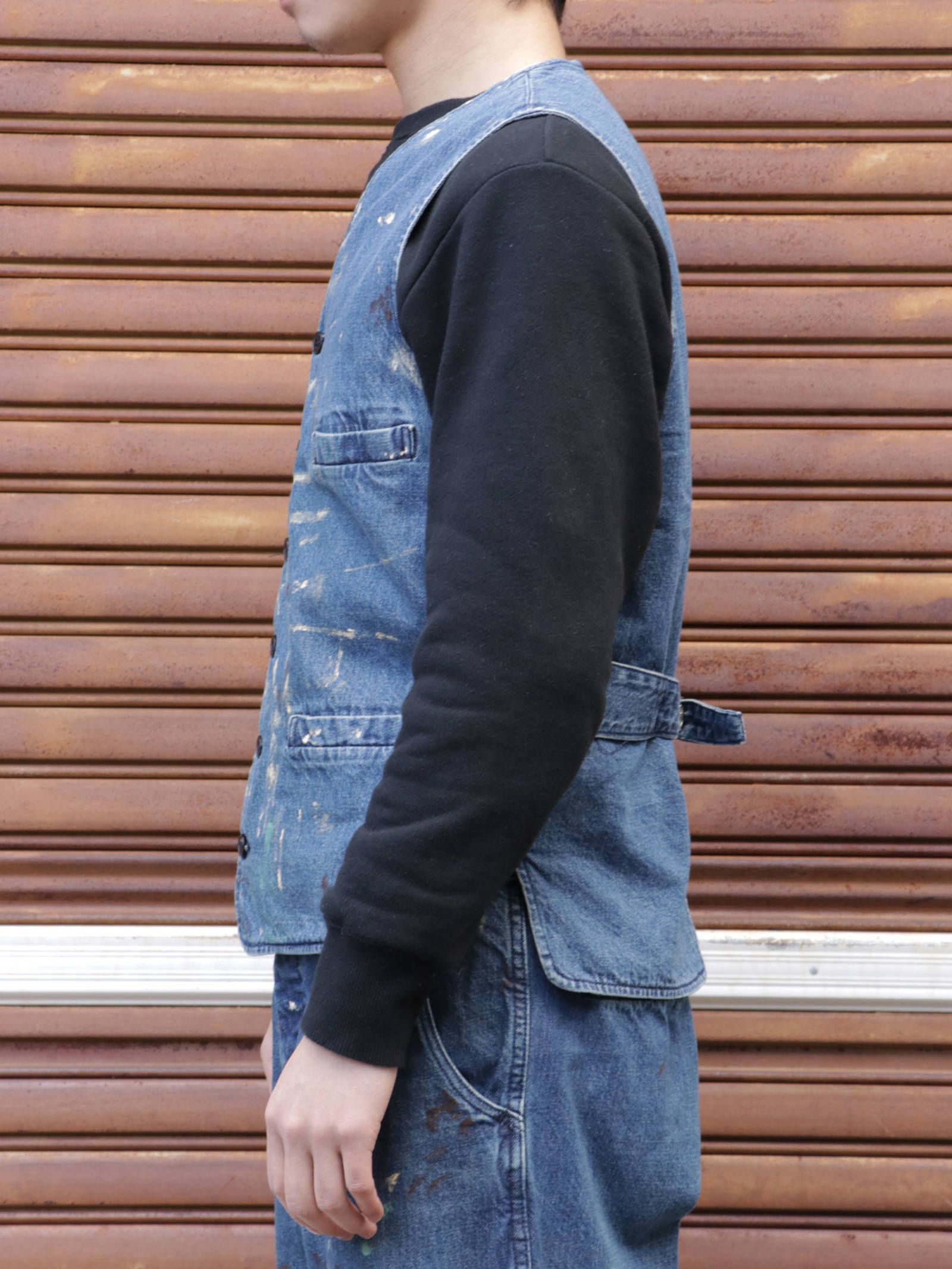 ヘリテージ エンジニア ベスト (ヴィンテージタイプ) / HERITAGE ENGINEER VEST (VINTAGE TYPE)