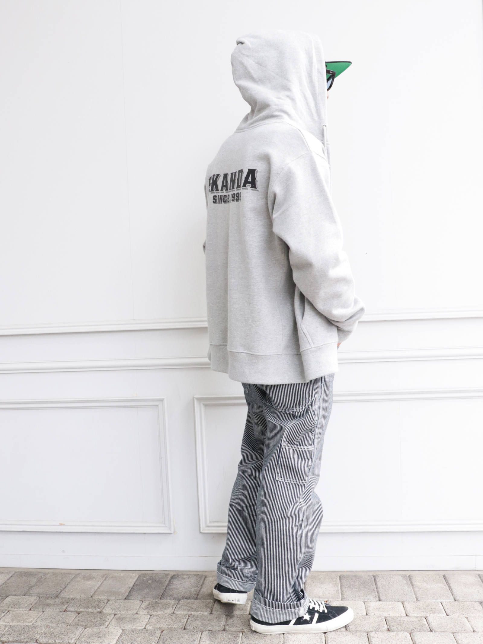 ジップアップパーカー "SKANDA" (グレー) / ZIPUP PARKA (GRAY)