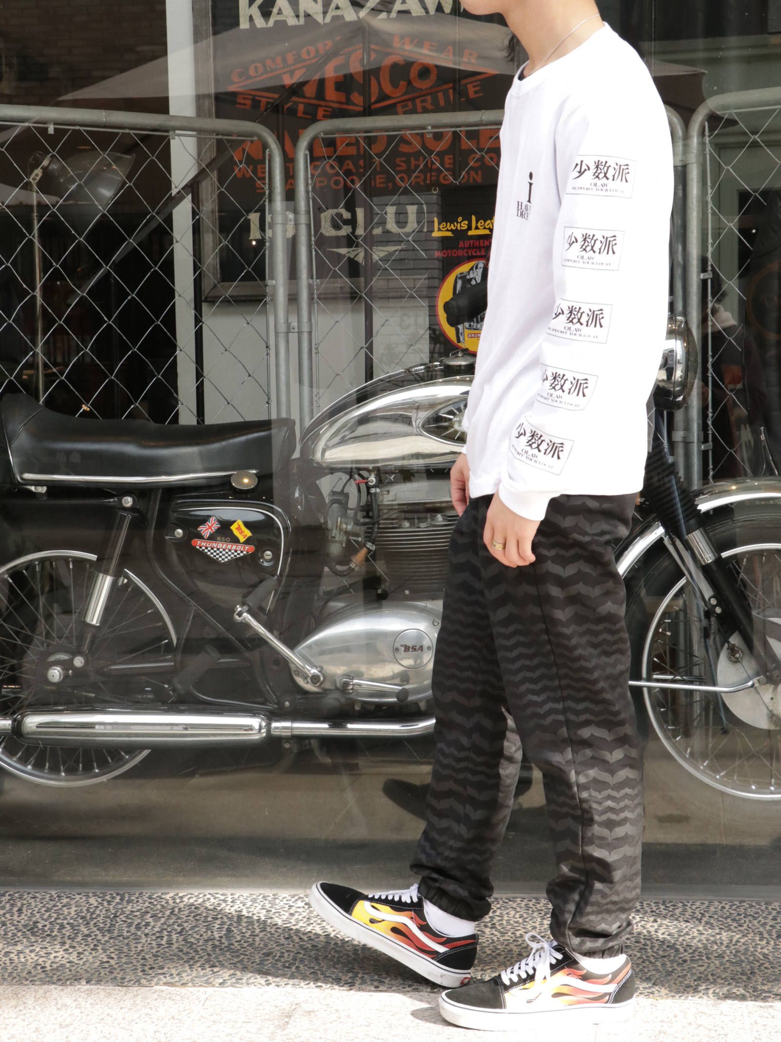 ロングスリーブTシャツ(少数派) (ホワイト) / LONG SLEEVE T-SHIRTS (WHITE)
