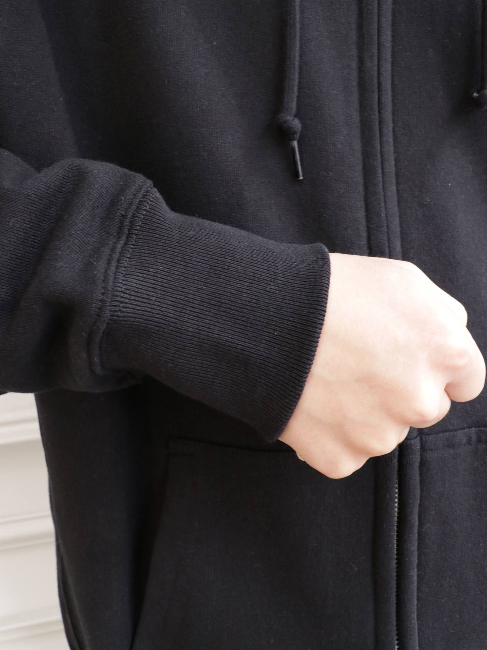 ジップアップパーカー(O.L.A.W)(ブラック) / ZIPUP PARKA (BLACK)