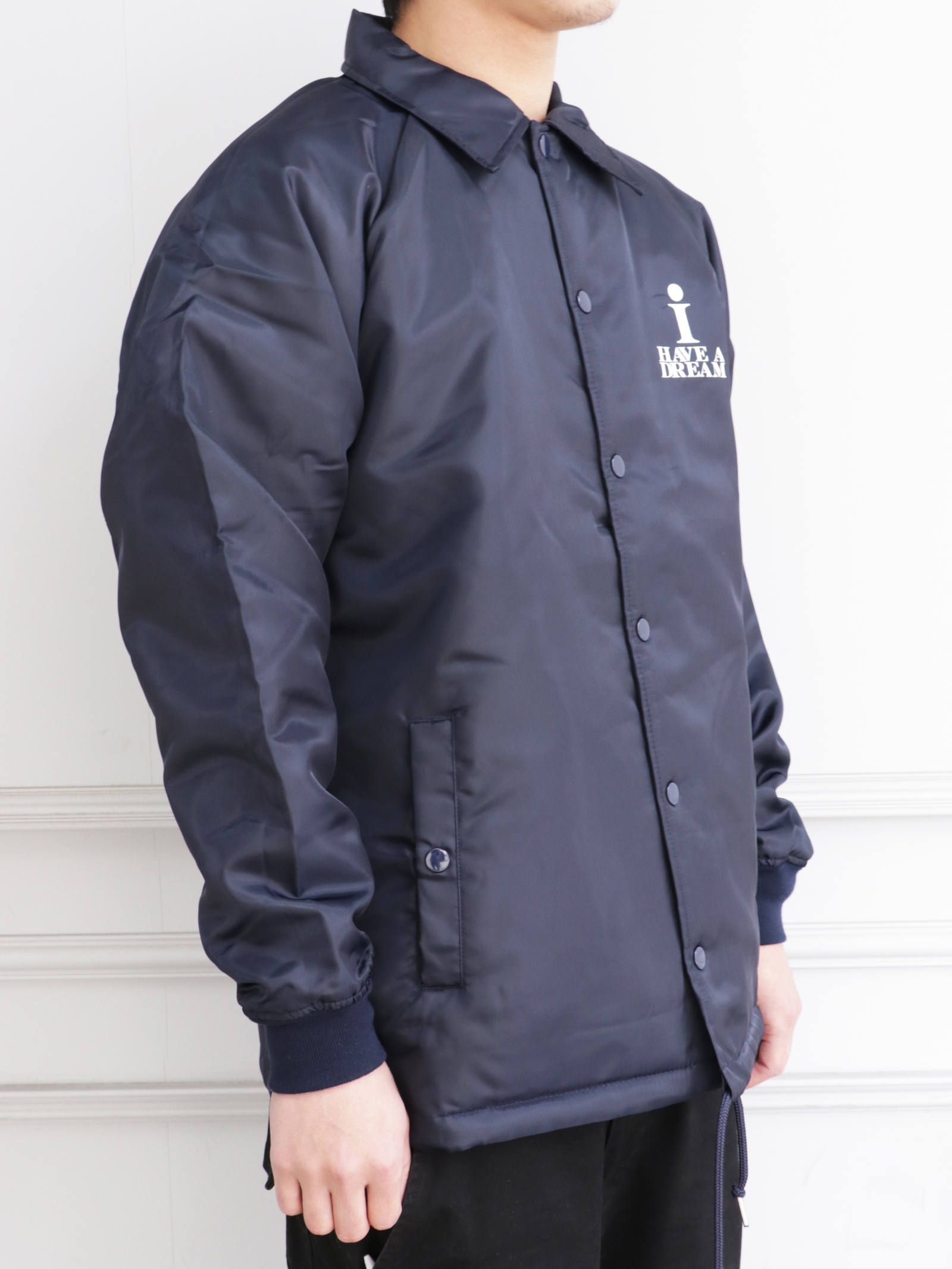 ボアコーチジャケット (SKANDA)(ネイビーxホワイト) / BOA COACH JACKET (NAVYxWHITE)