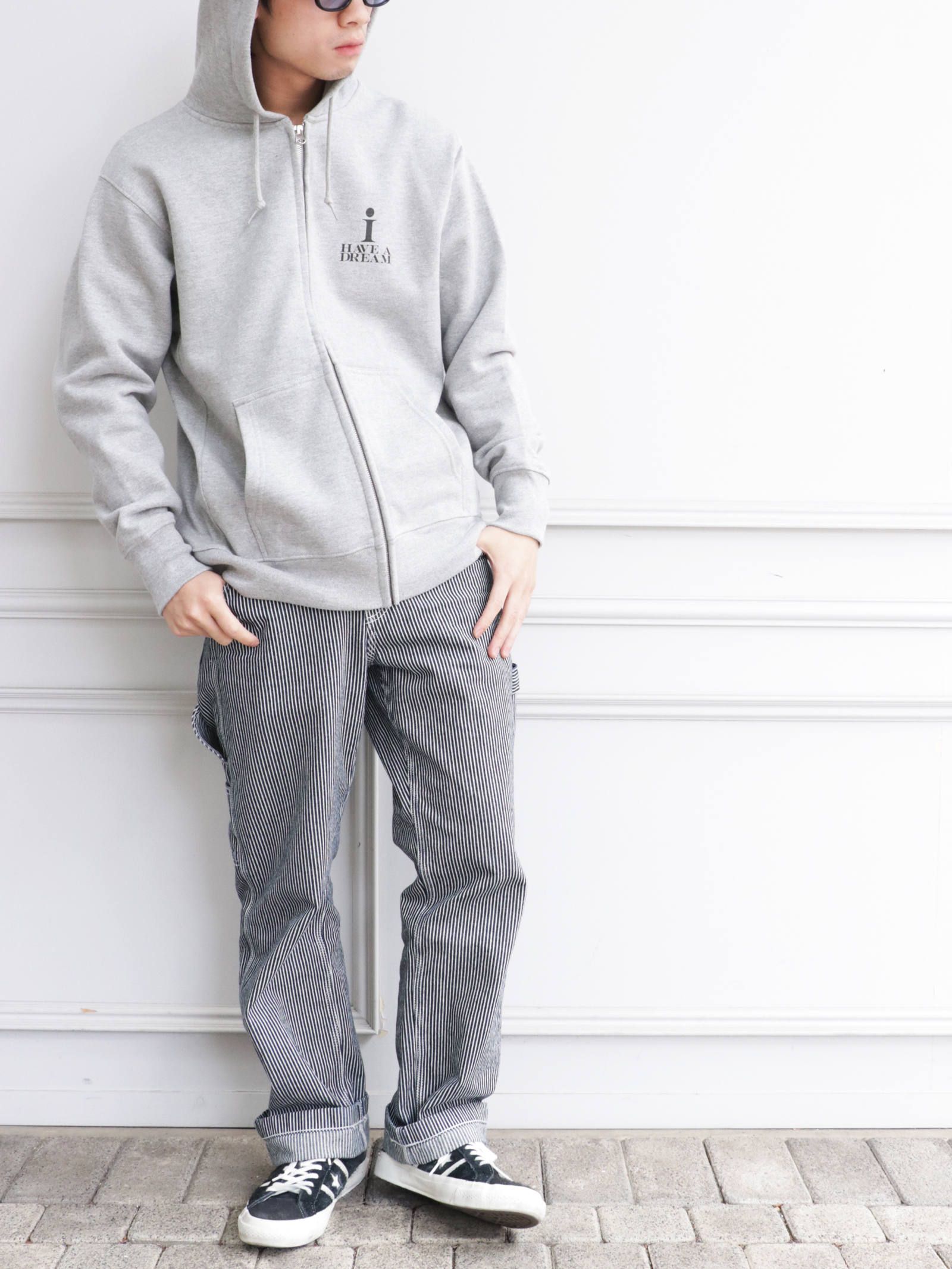 ジップアップパーカー "SKANDA" (グレー) / ZIPUP PARKA (GRAY)