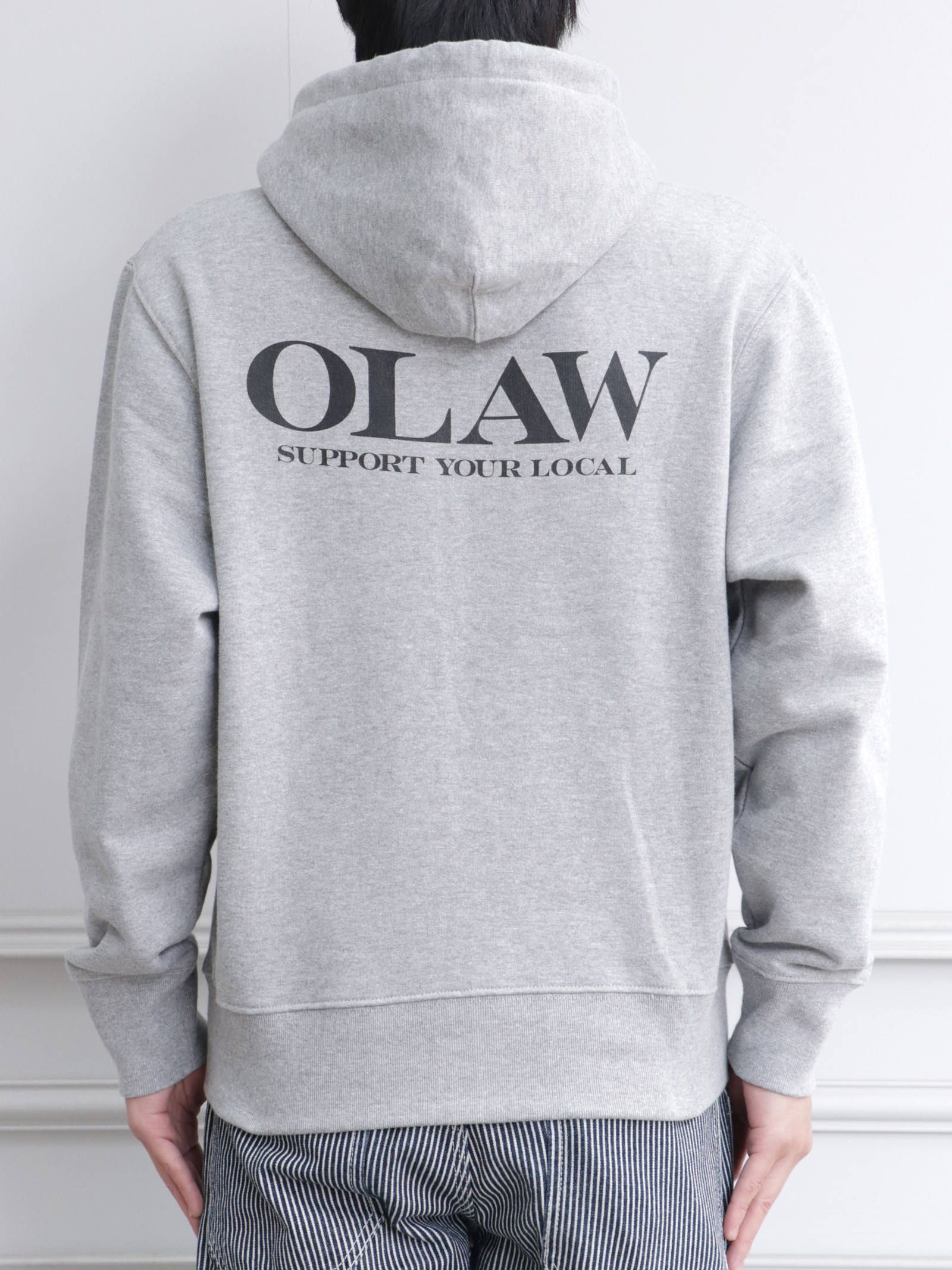 ジップアップパーカー(O.L.A.W)(グレー) / ZIPUP PARKA (GRAY)