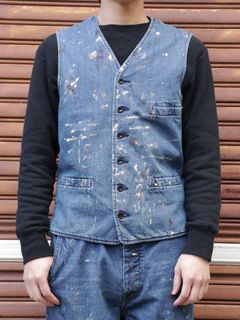 ヘリテージ エンジニア ベスト (ヴィンテージタイプ) / HERITAGE ENGINEER VEST (VINTAGE TYPE)