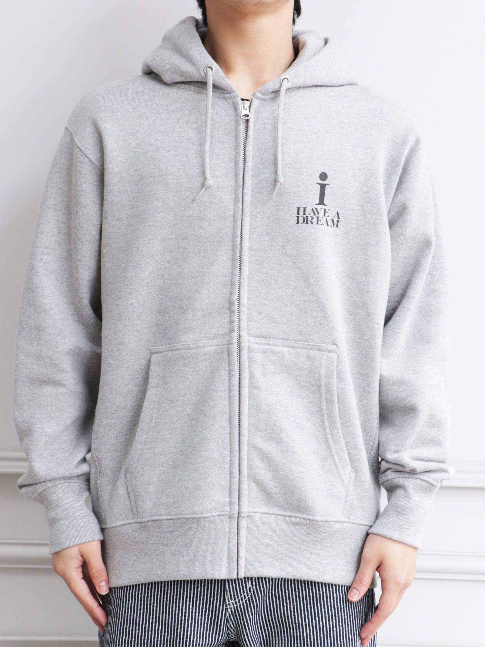 ジップアップパーカー "SKANDA" (グレー) / ZIPUP PARKA (GRAY)