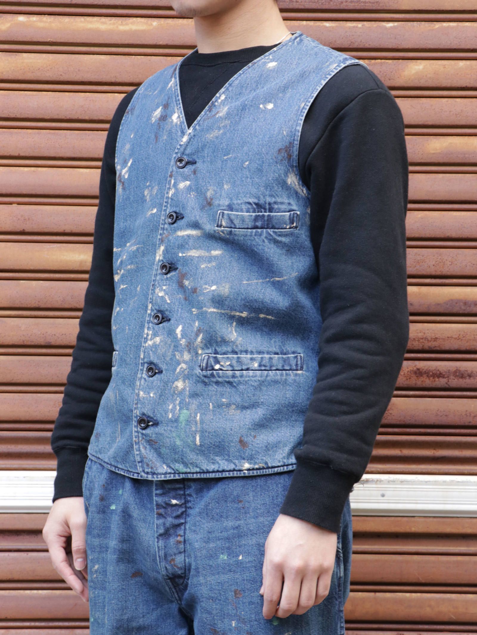 ヘリテージ エンジニア ベスト (ヴィンテージタイプ) / HERITAGE ENGINEER VEST (VINTAGE TYPE)