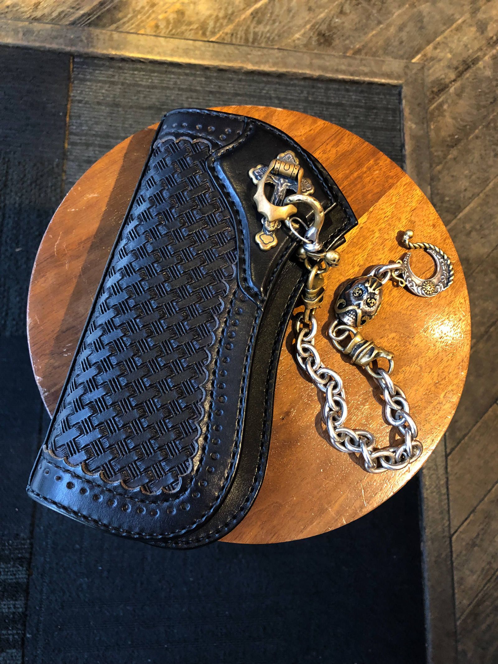 galcia× ATELIER CHERRY WALLET BASKET / ガルシア アトリエチェリー ウォレット 真鍮 シルバー (BRASS &  SILVER PARTS)