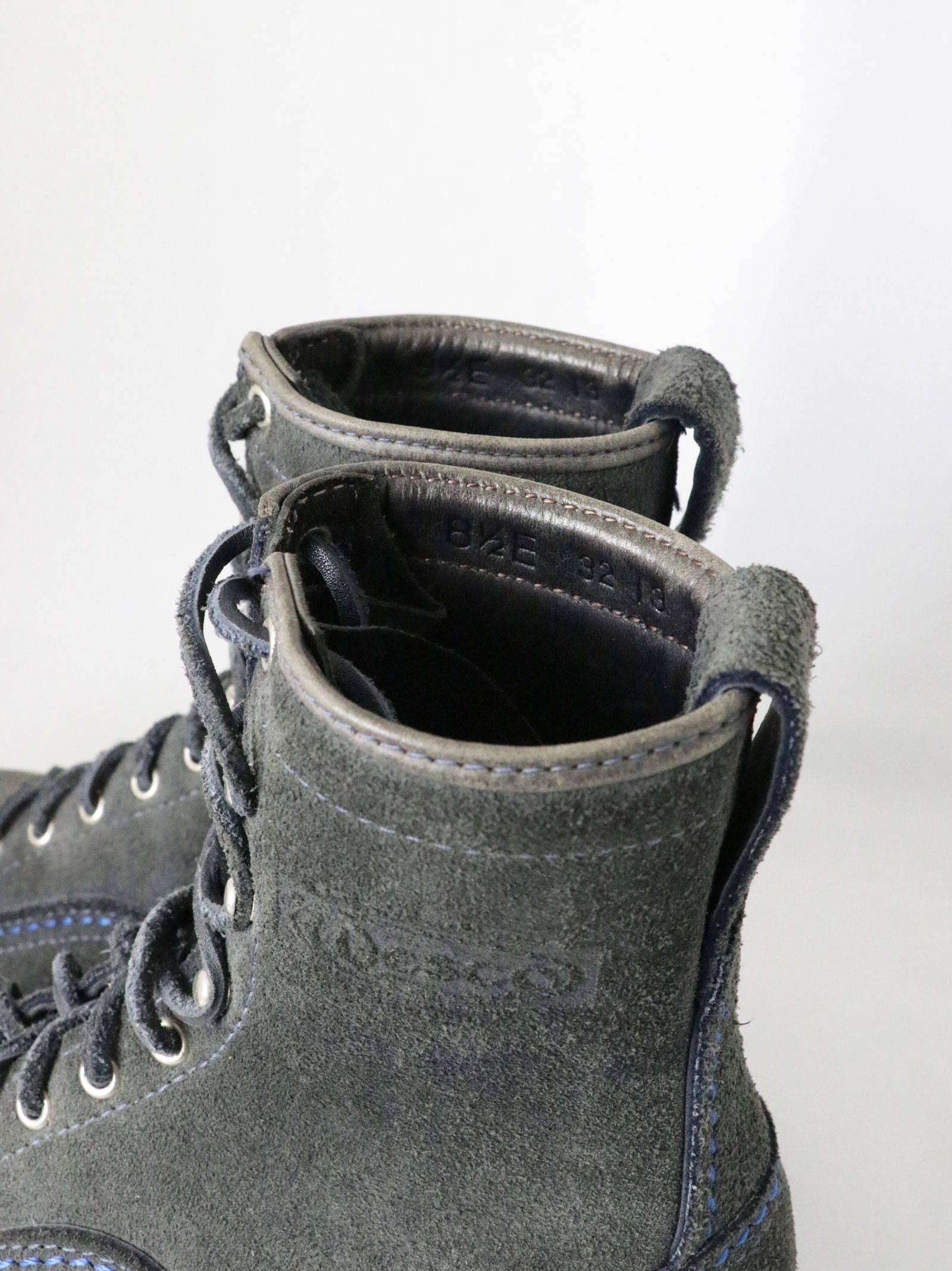 "JOBMASTER" SEMILACE TOE (NAVY "ROUGH OUT")