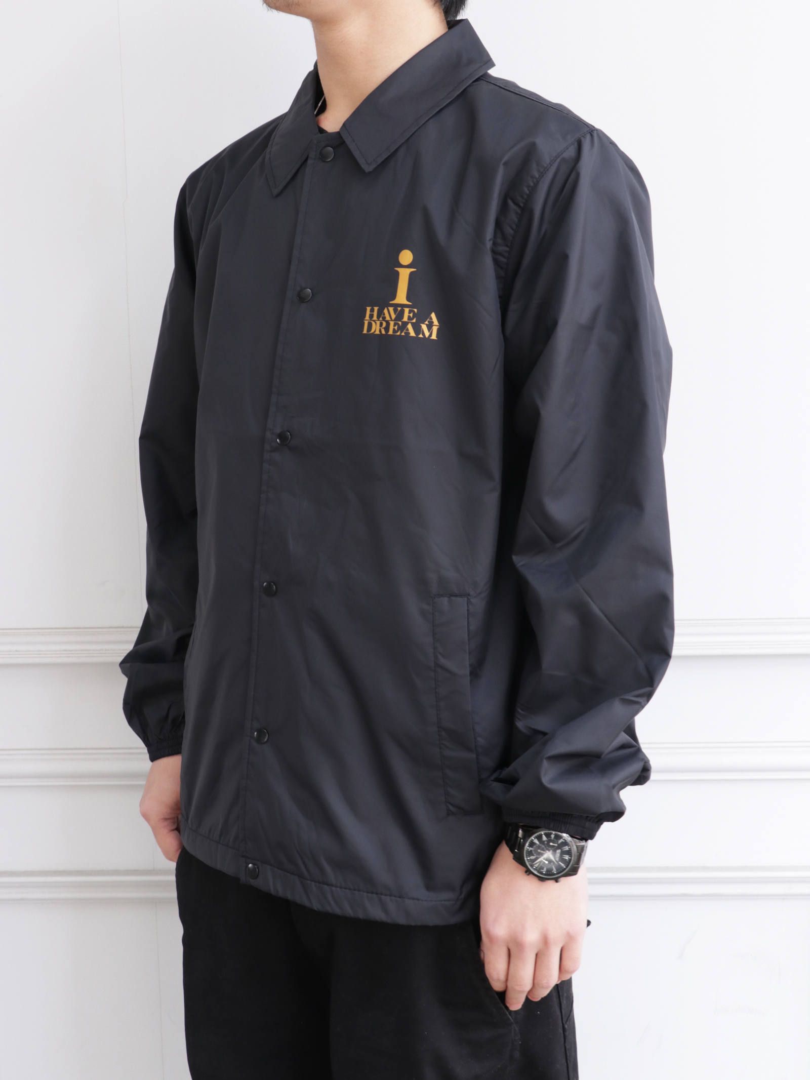 ナイロンコーチジャケット(O.L.A.W)(ブラック) / NYLON COACH JAKECT (BLACK)