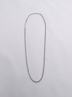 NECKLACE CHAIN "OVAL" / 線形 0.8mm, 幅 3.0mm / 50cm / (SILVER925)