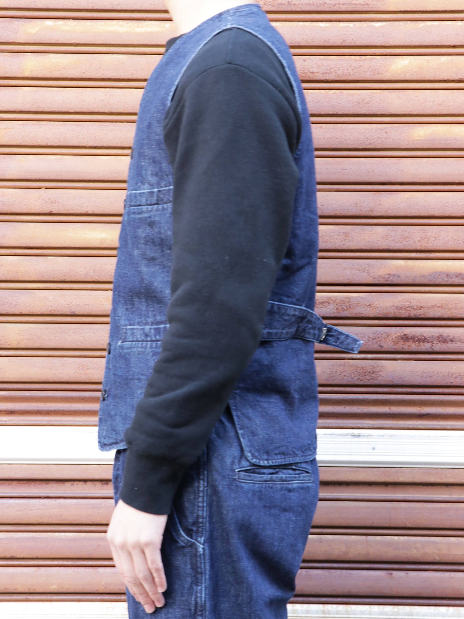 ヘリテージエンジニアベスト (インディゴ)  /  HERITAGE ENGINEER VEST (INDIGO)