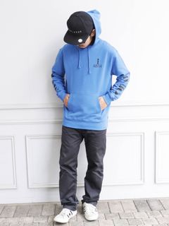 プルオーバーパーカー (ブルー) / PULLOVER PARKA (BULE)