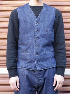 ヘリテージエンジニアベスト (インディゴ)  /  HERITAGE ENGINEER VEST (INDIGO)