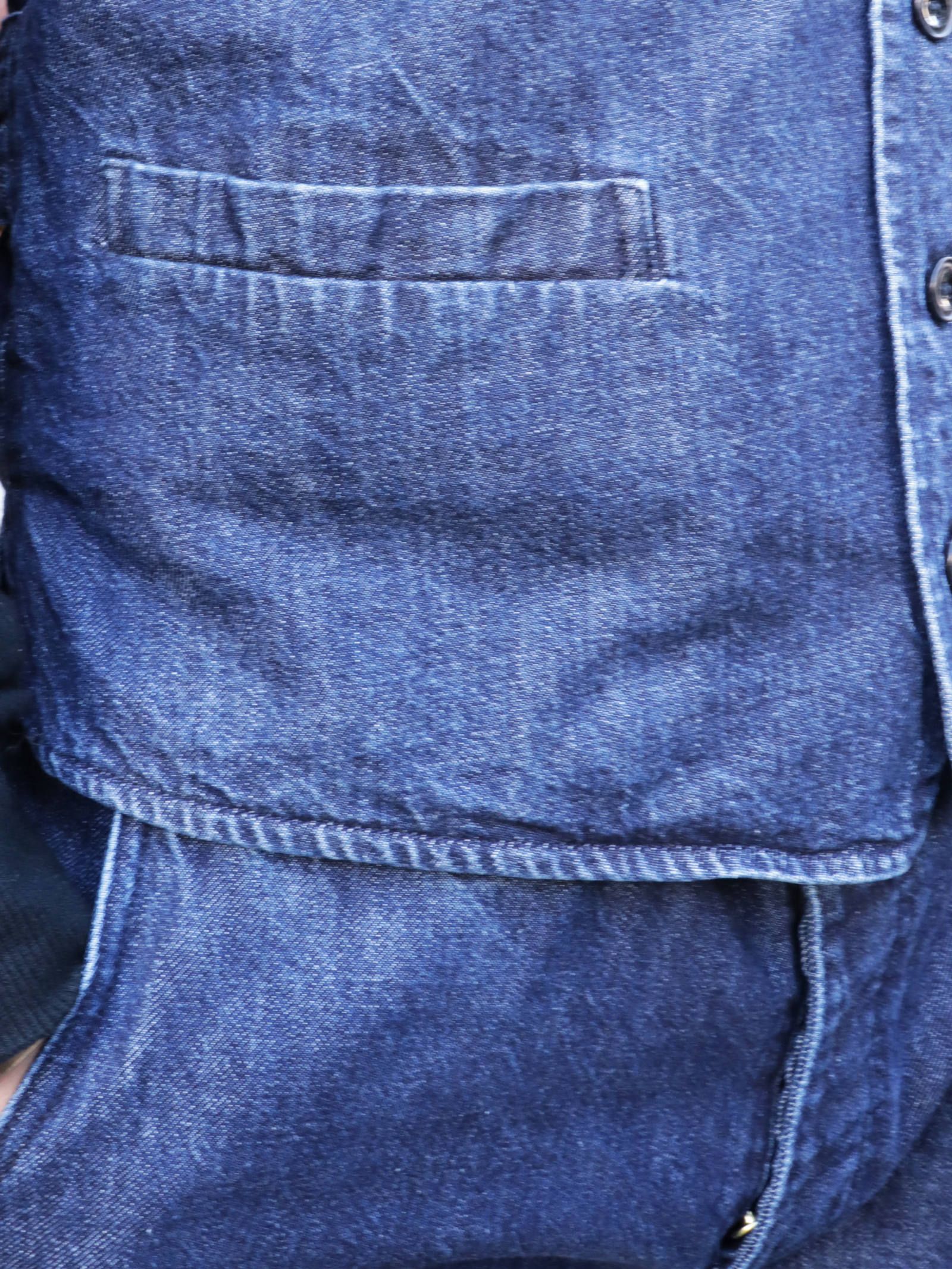 ヘリテージエンジニアベスト (インディゴ)  /  HERITAGE ENGINEER VEST (INDIGO)
