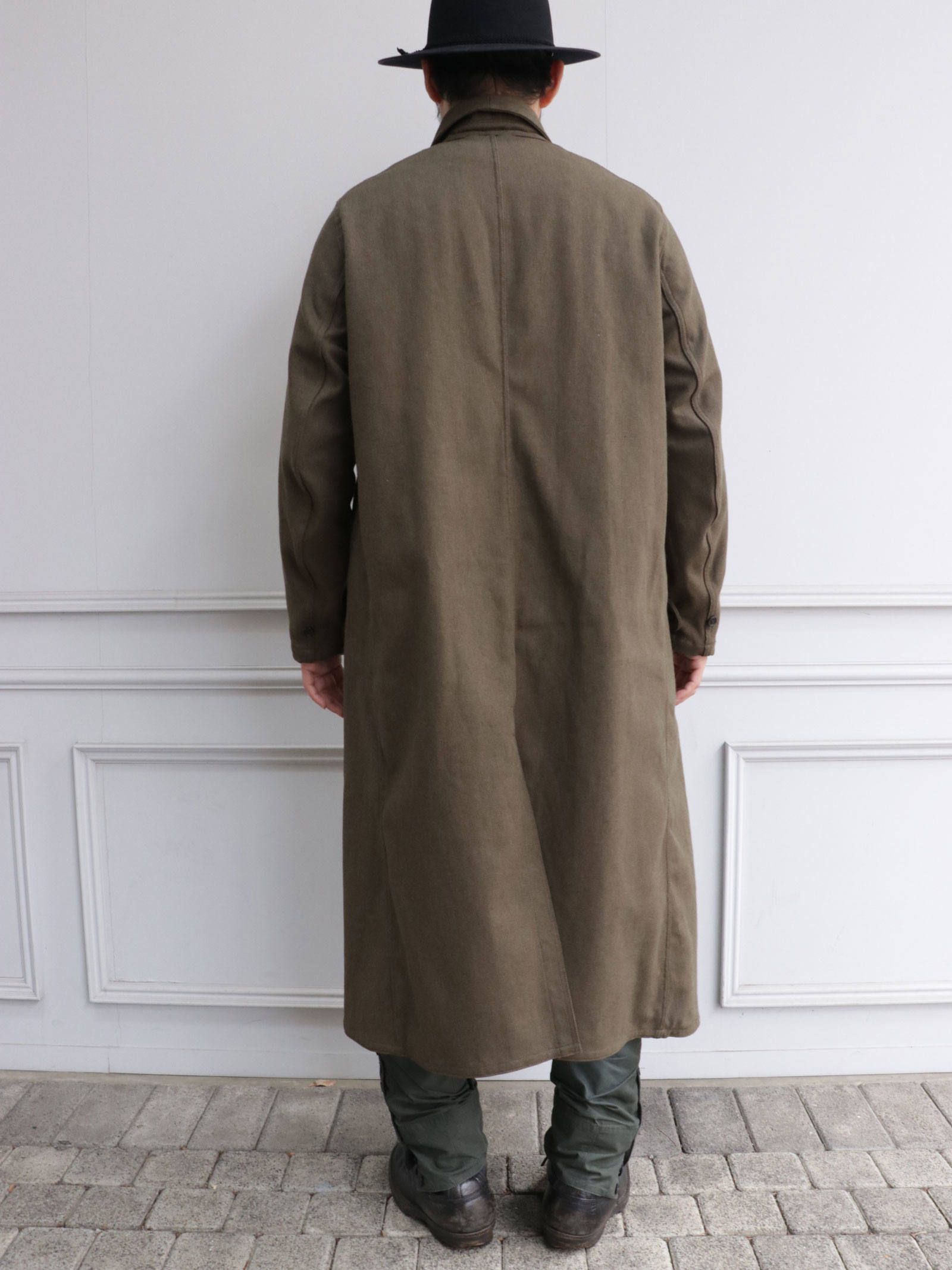 BLACK SIGN - Army Herringbone Soldier Coat / アーミー