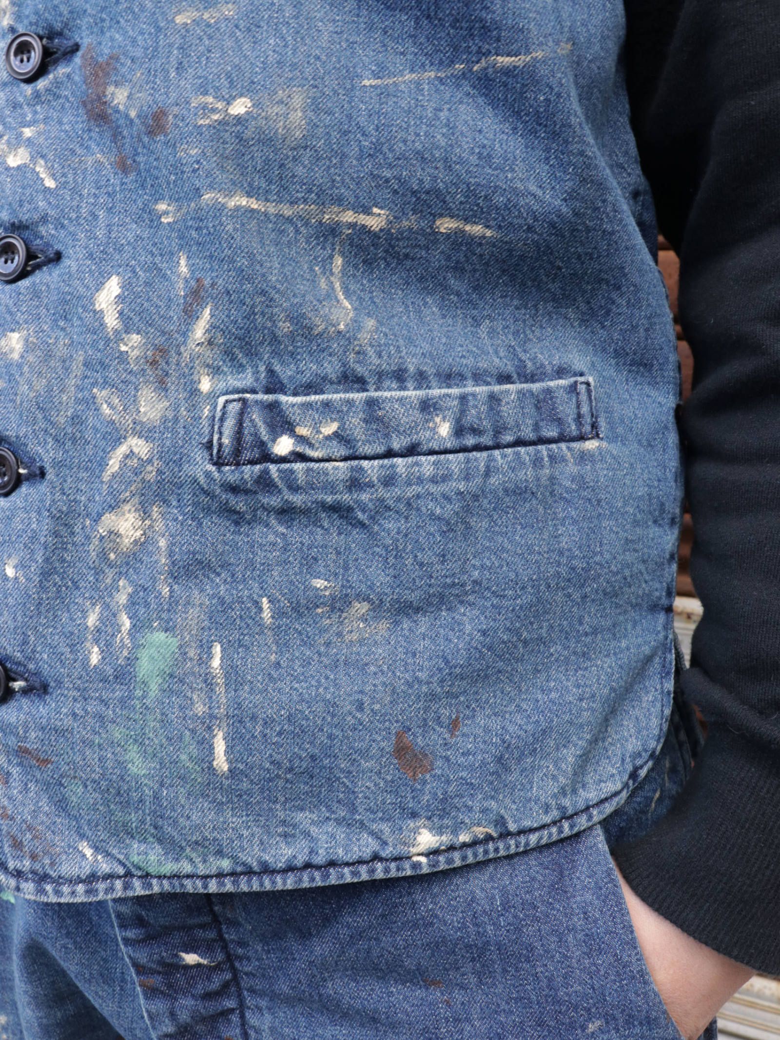 ヘリテージ エンジニア ベスト (ヴィンテージタイプ) / HERITAGE ENGINEER VEST (VINTAGE TYPE)