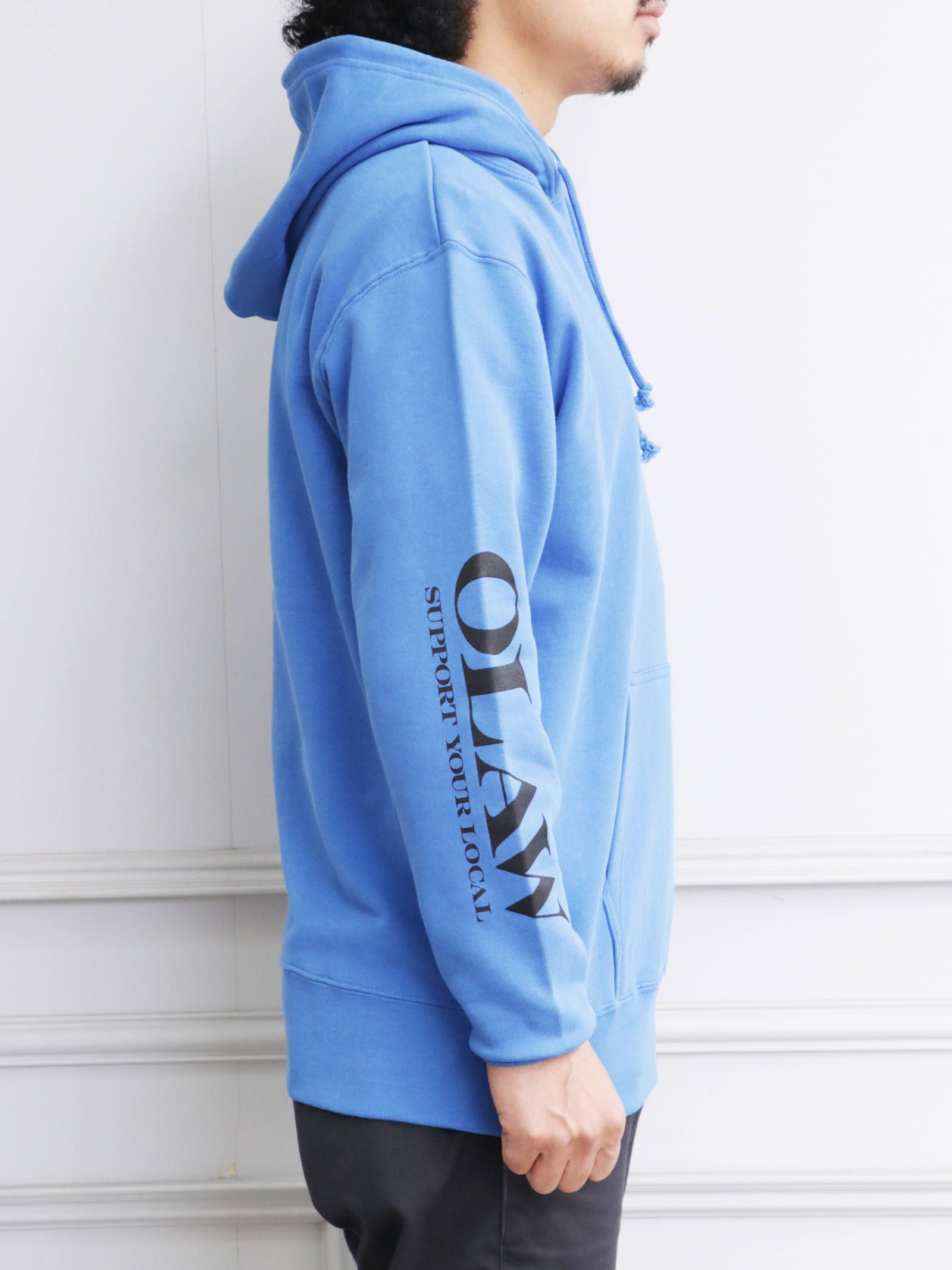 プルオーバーパーカー (ブルー) / PULLOVER PARKA (BULE)