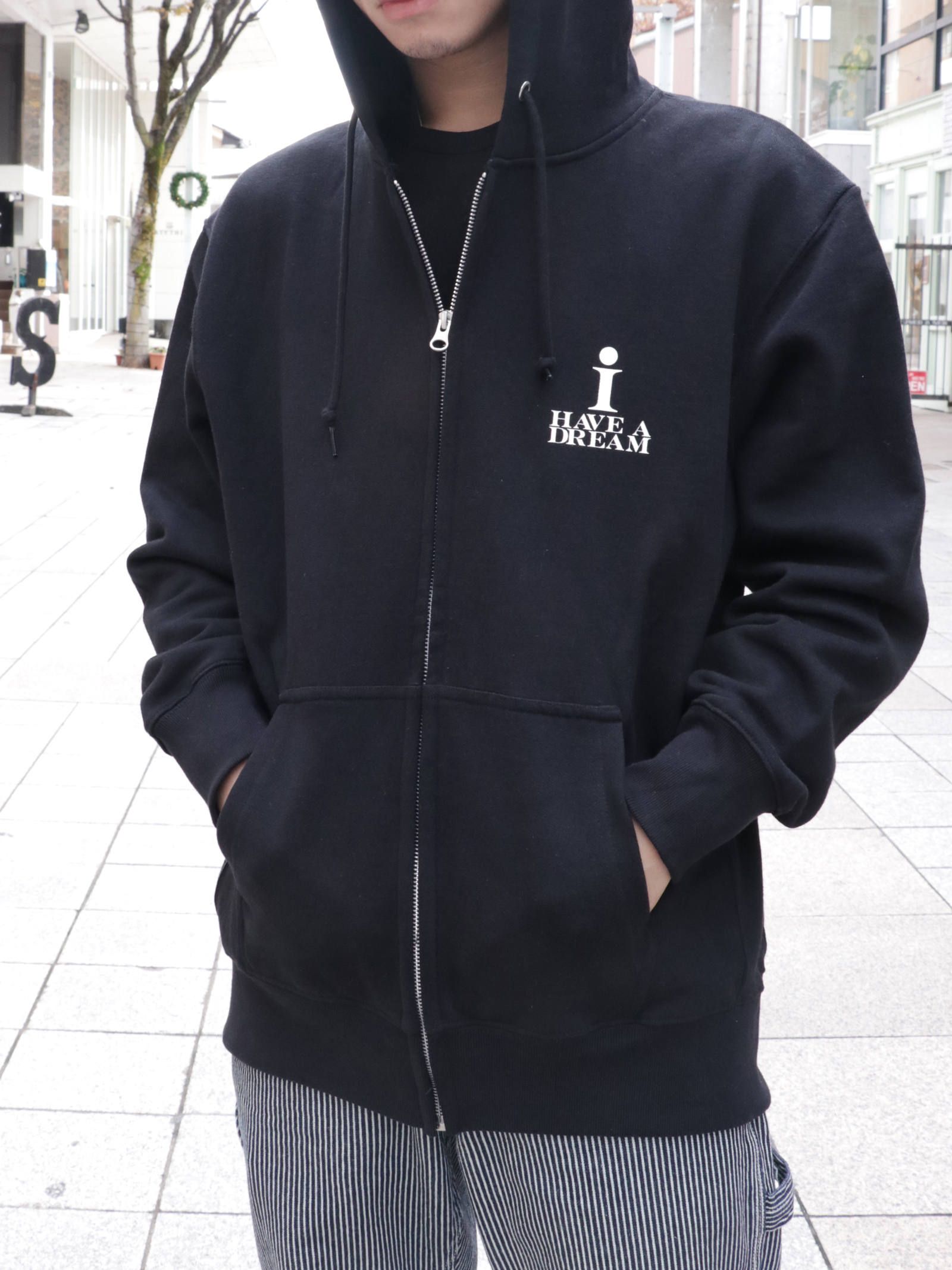 ジップアップパーカー(O.L.A.W)(ブラック) / ZIPUP PARKA (BLACK)