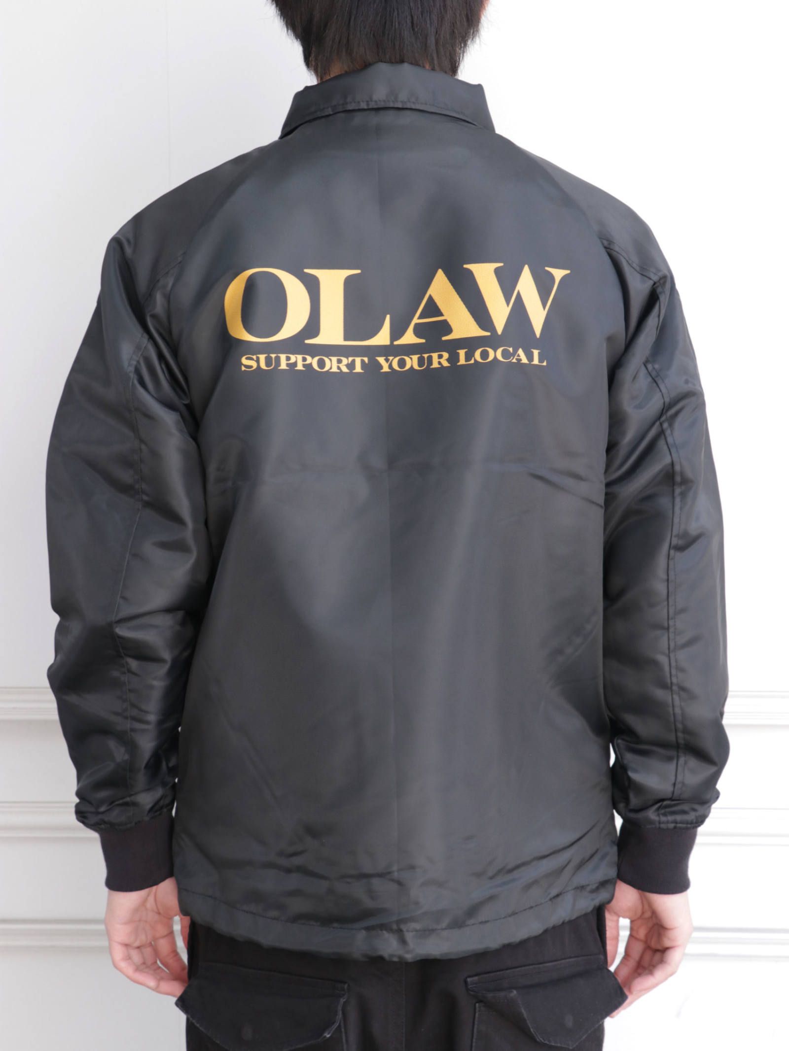 ボアコーチジャケット (O.L.A.W)(ブラック) / BOA COACH JACKET (BLACK)