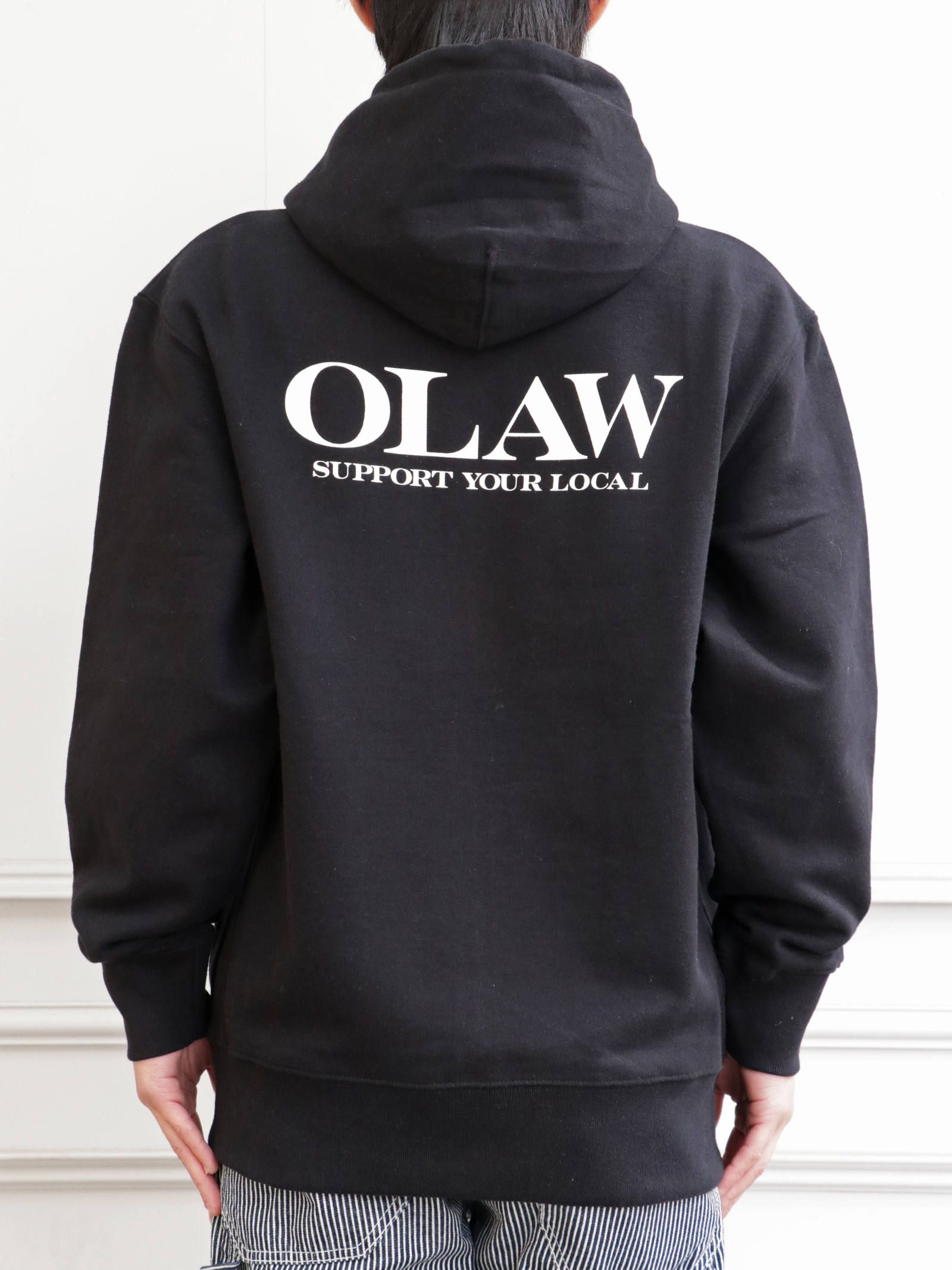 ジップアップパーカー(O.L.A.W)(ブラック) / ZIPUP PARKA (BLACK)