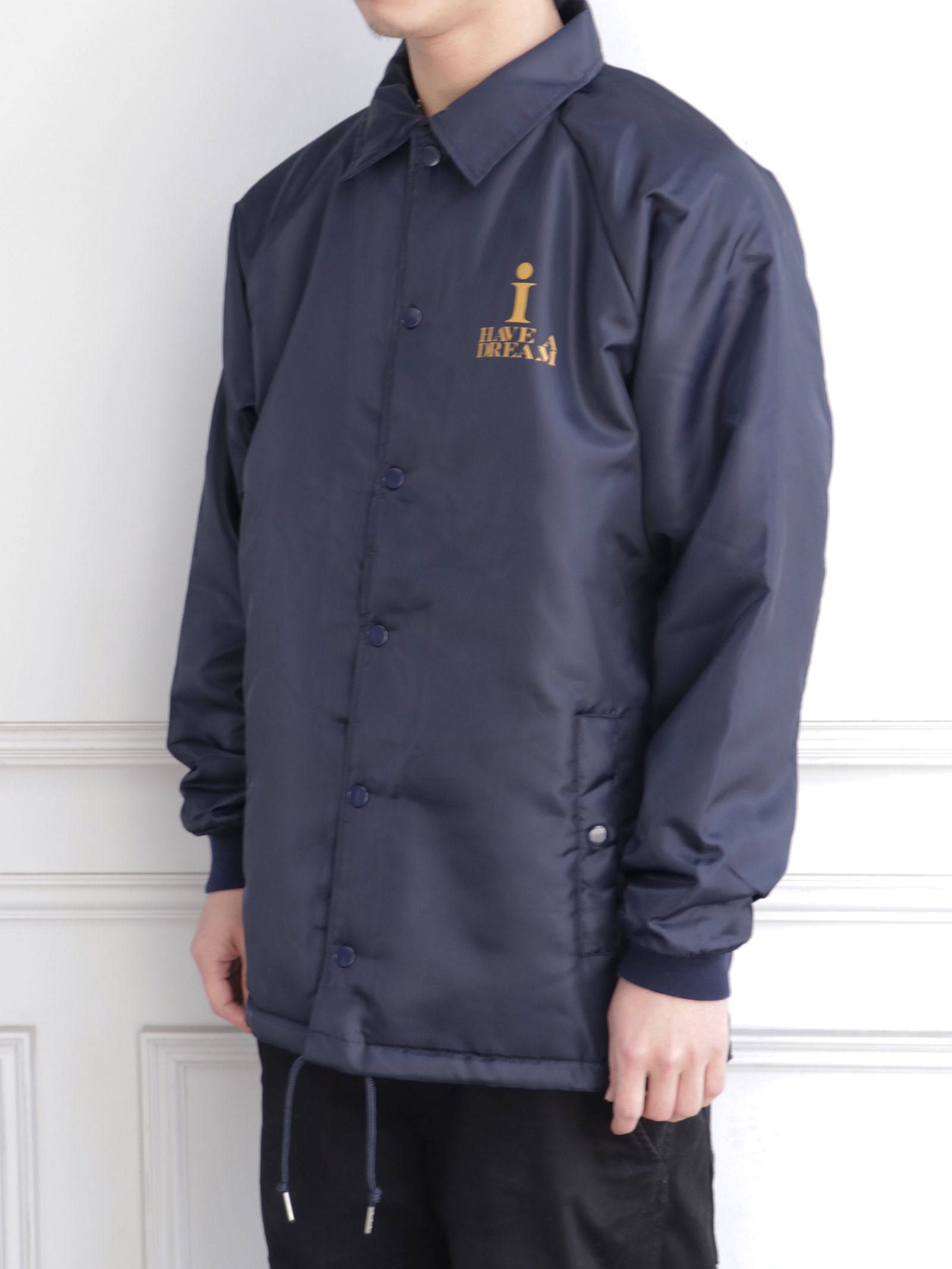 ボアコーチジャケット (O.L.A.W)(ネイビーxゴールド) / BOA COACH JACKET (BLACKxGOLD)