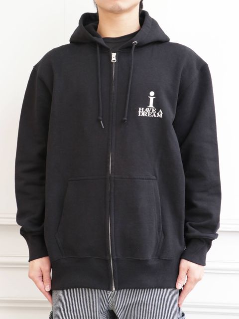 ジップアップパーカー(O.L.A.W)(ブラック) / ZIPUP PARKA (BLACK)
