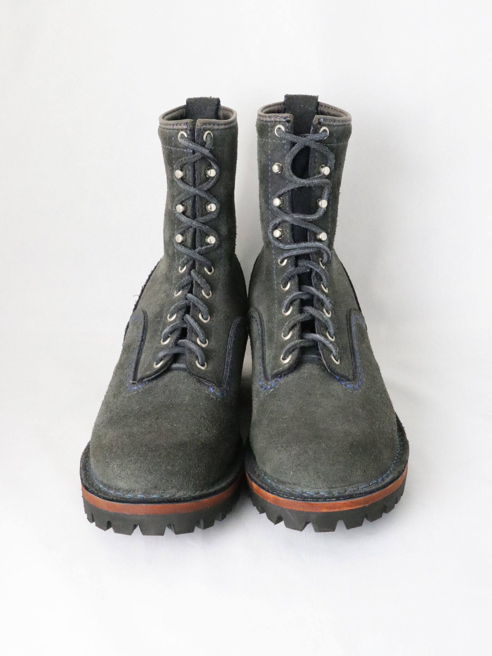 "JOBMASTER" SEMILACE TOE (NAVY "ROUGH OUT")