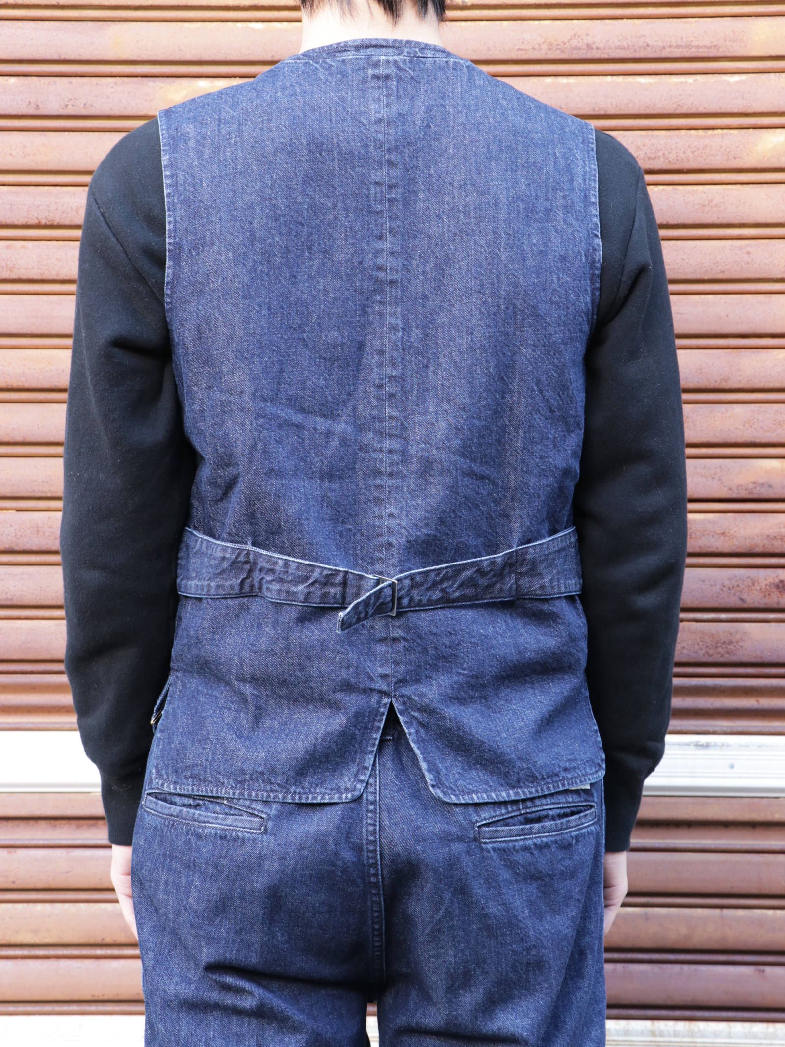 ヘリテージエンジニアベスト (インディゴ)  /  HERITAGE ENGINEER VEST (INDIGO)