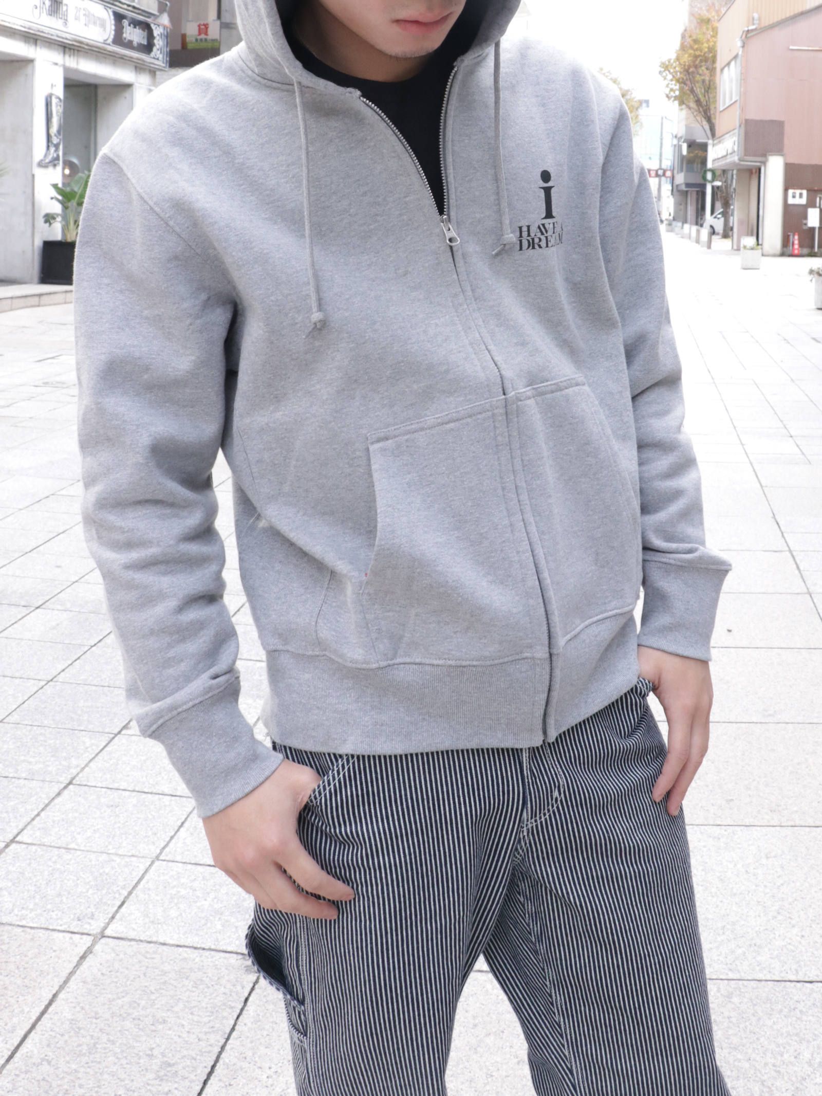 ジップアップパーカー(O.L.A.W)(グレー) / ZIPUP PARKA (GRAY)