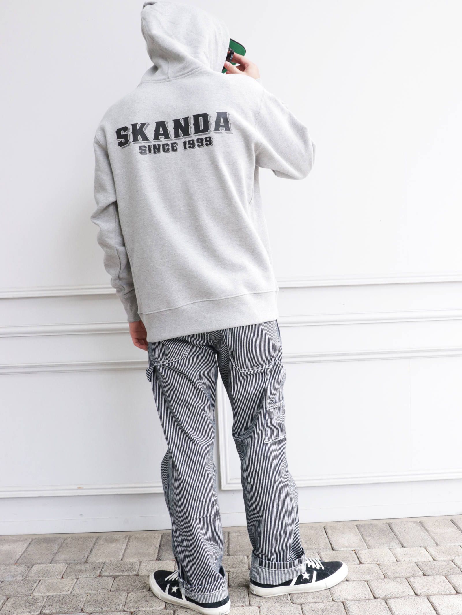 ジップアップパーカー "SKANDA" (グレー) / ZIPUP PARKA (GRAY)