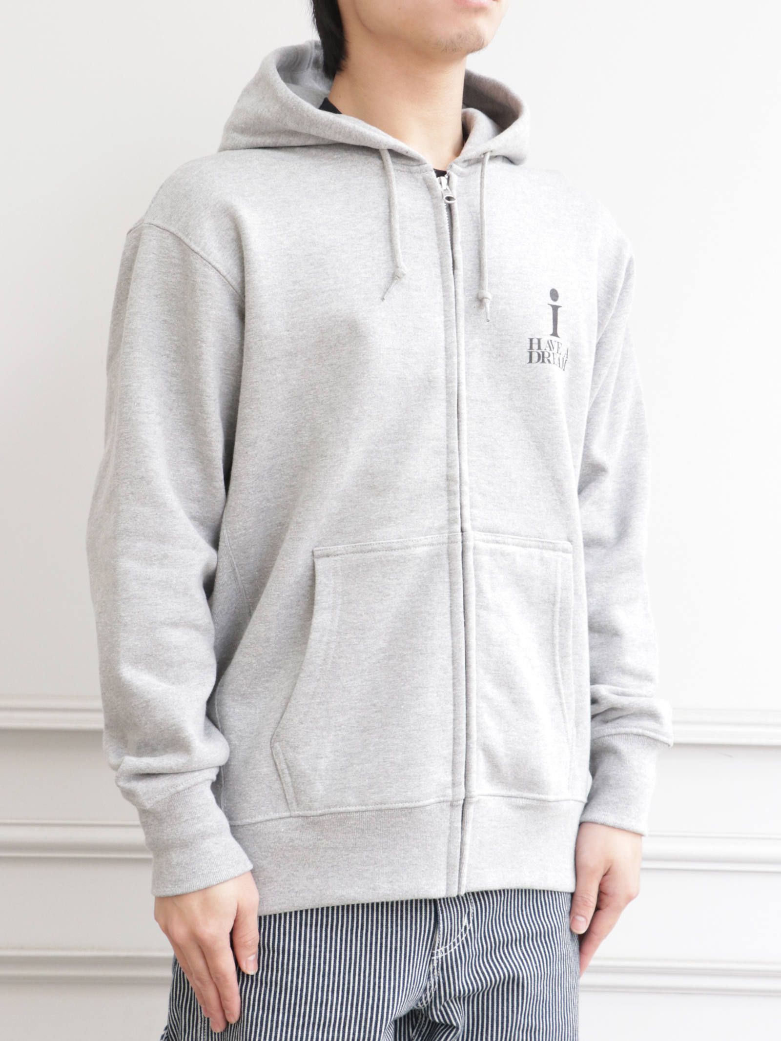 ジップアップパーカー "SKANDA" (グレー) / ZIPUP PARKA (GRAY)