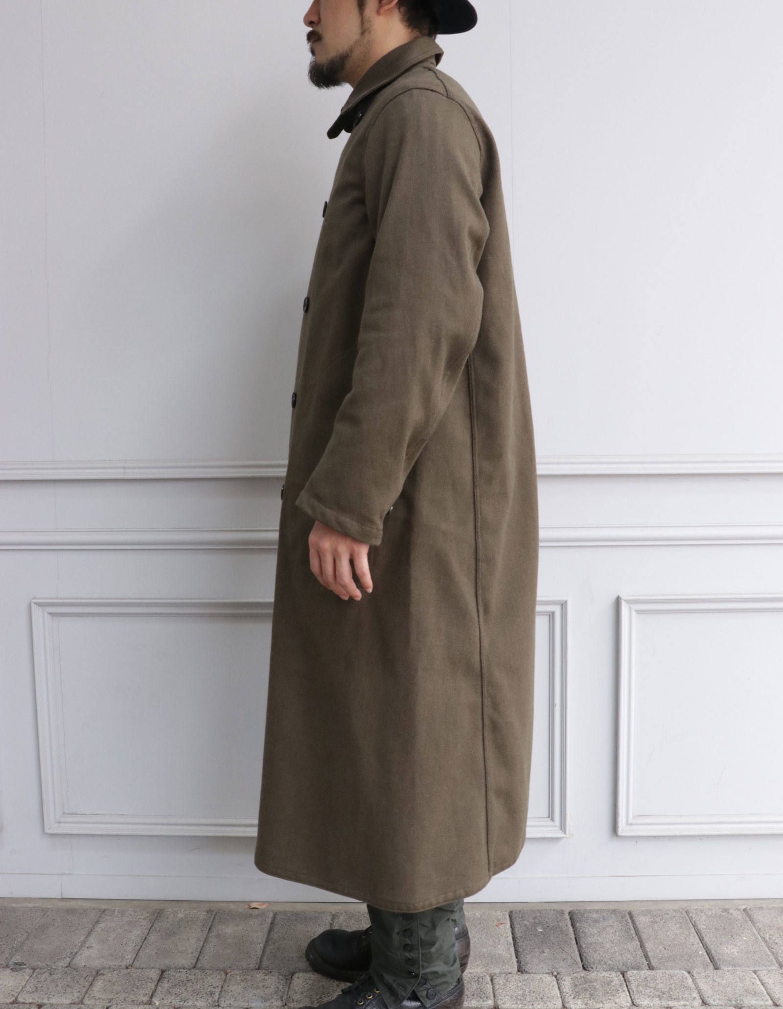 BLACK SIGN - Army Herringbone Soldier Coat / アーミーヘリンボーン