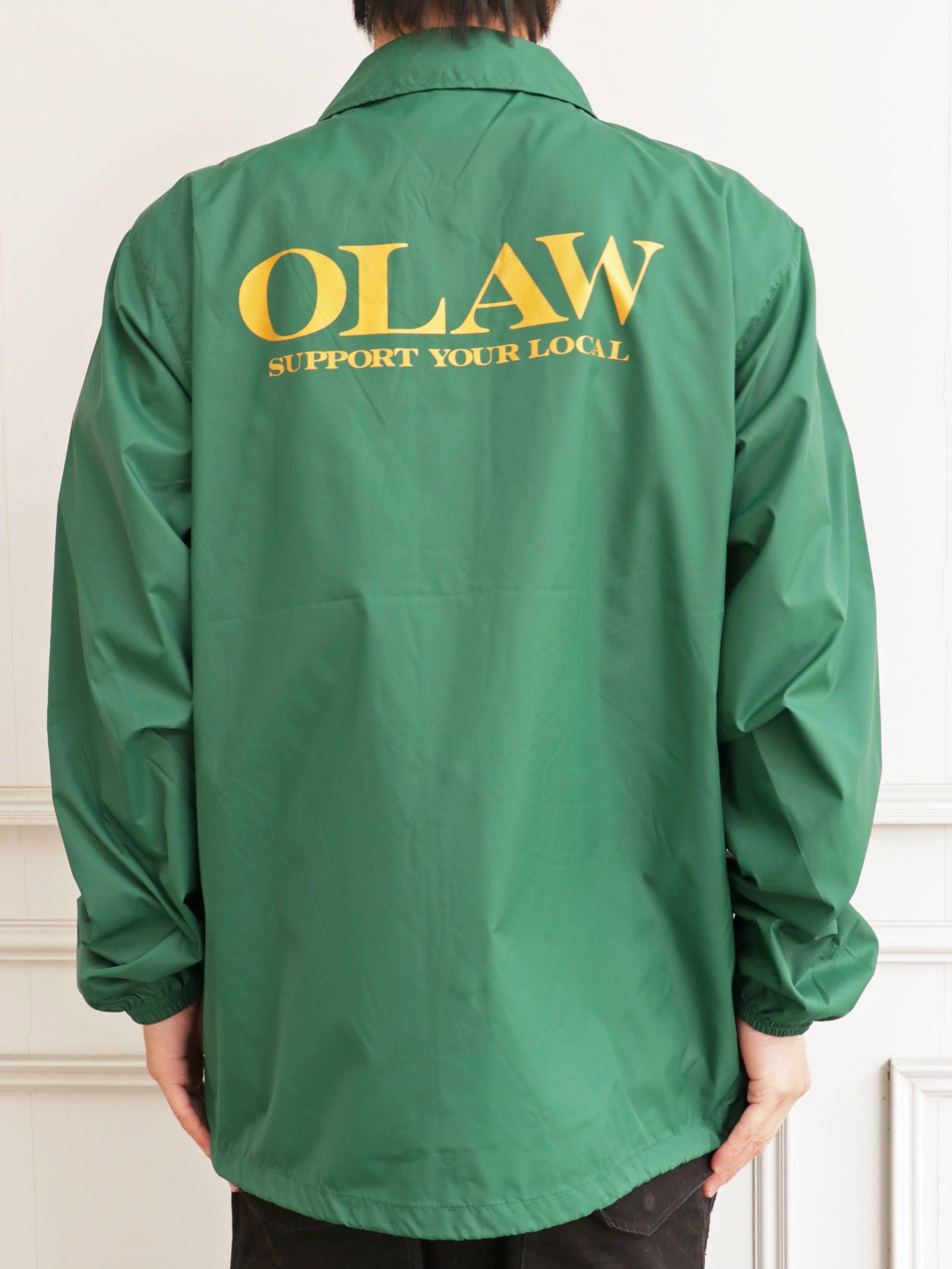 O.L.A.W - ナイロンコーチジャケット(O.L.A.W)(グリーン