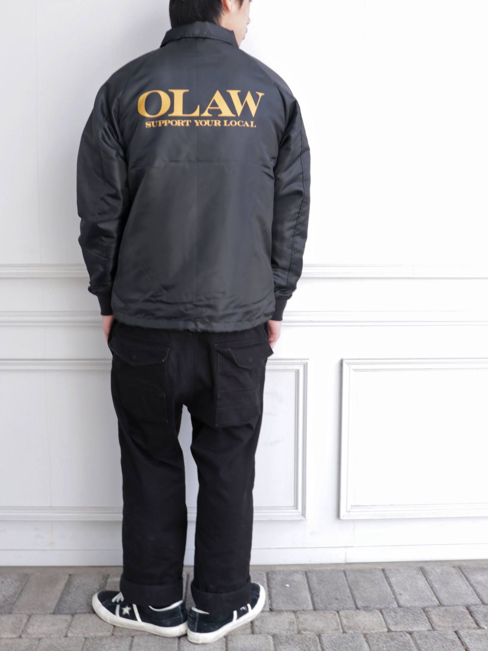 ボアコーチジャケット (O.L.A.W)(ブラック) / BOA COACH JACKET (BLACK)